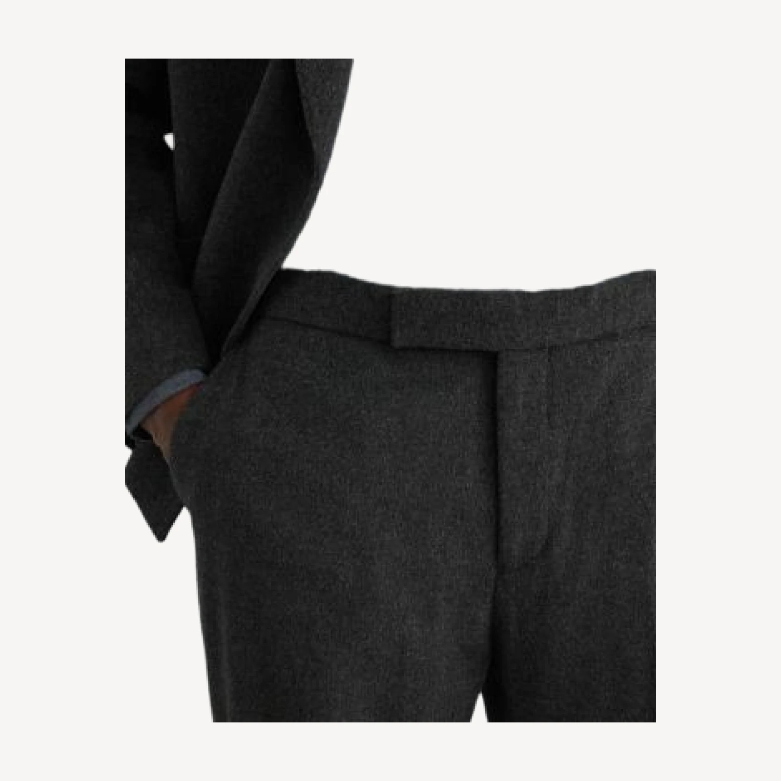 Reiss Found Tailored Fit Flannel Suit Trousers