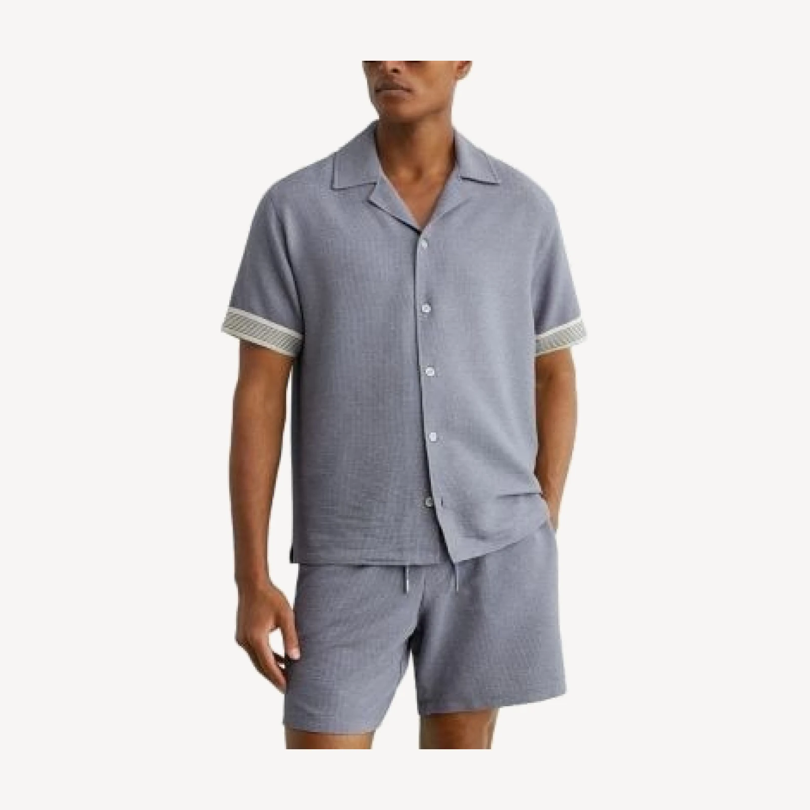 Reiss Dornie Stripe Tape Shirt