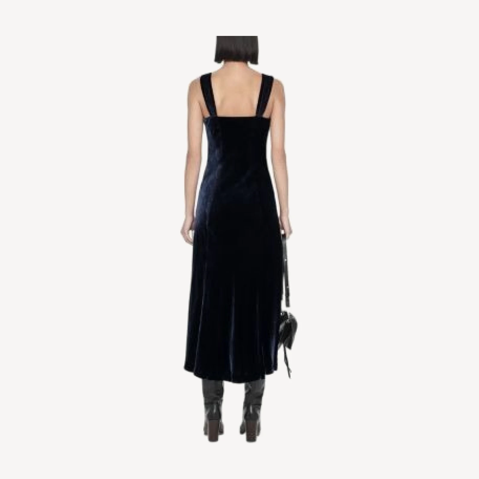 Allsaints Berletta Silk Blend Velvet Maxi Dress