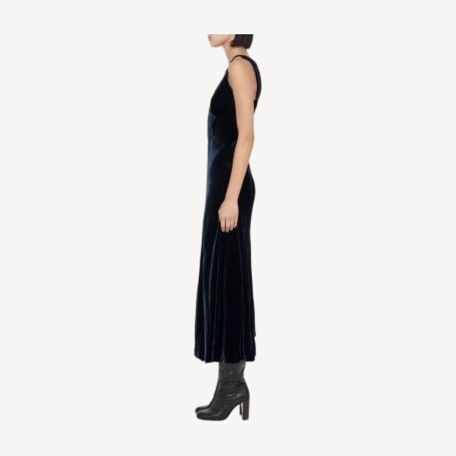 Allsaints Berletta Silk Blend Velvet Maxi Dress
