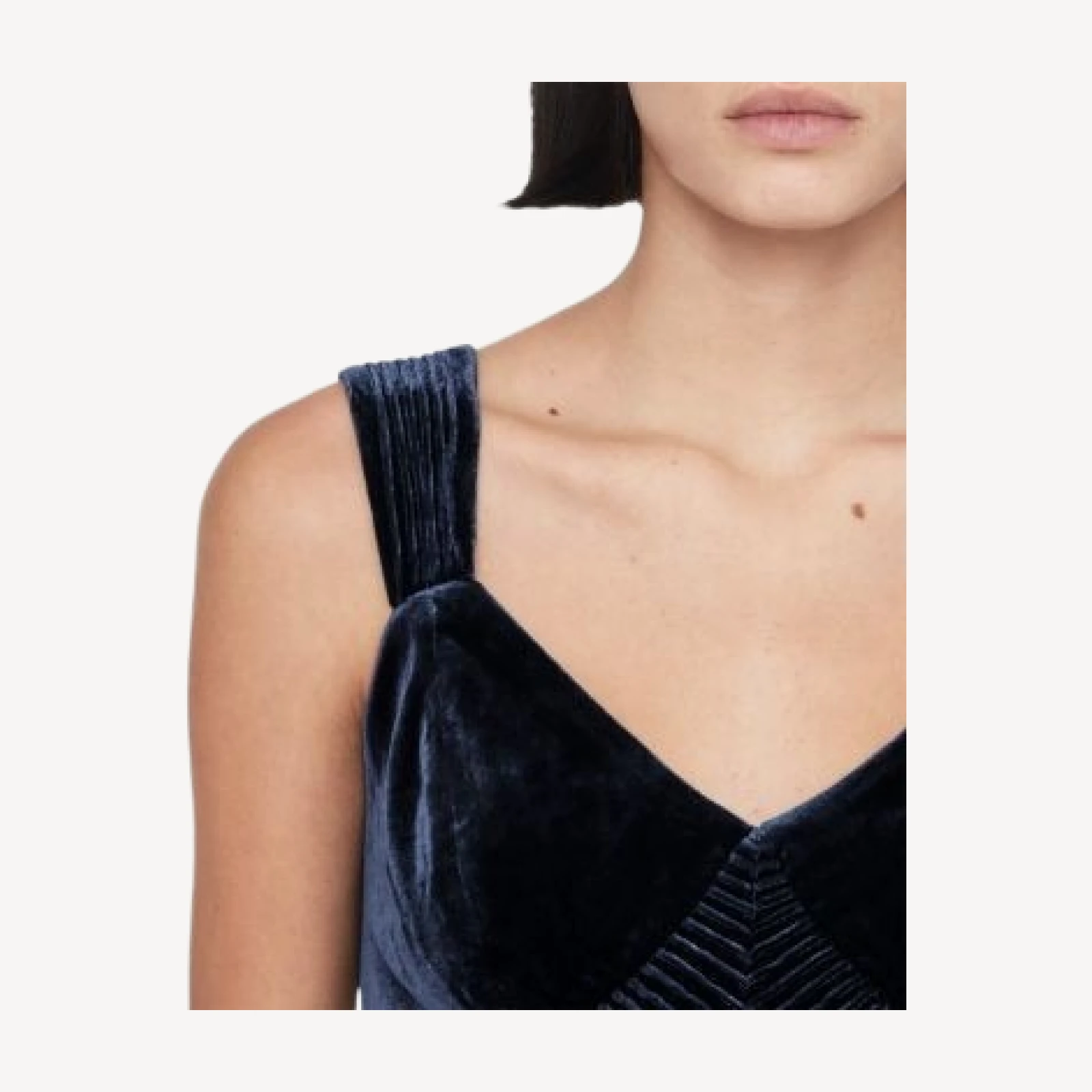 Allsaints Berletta Silk Blend Velvet Maxi Dress