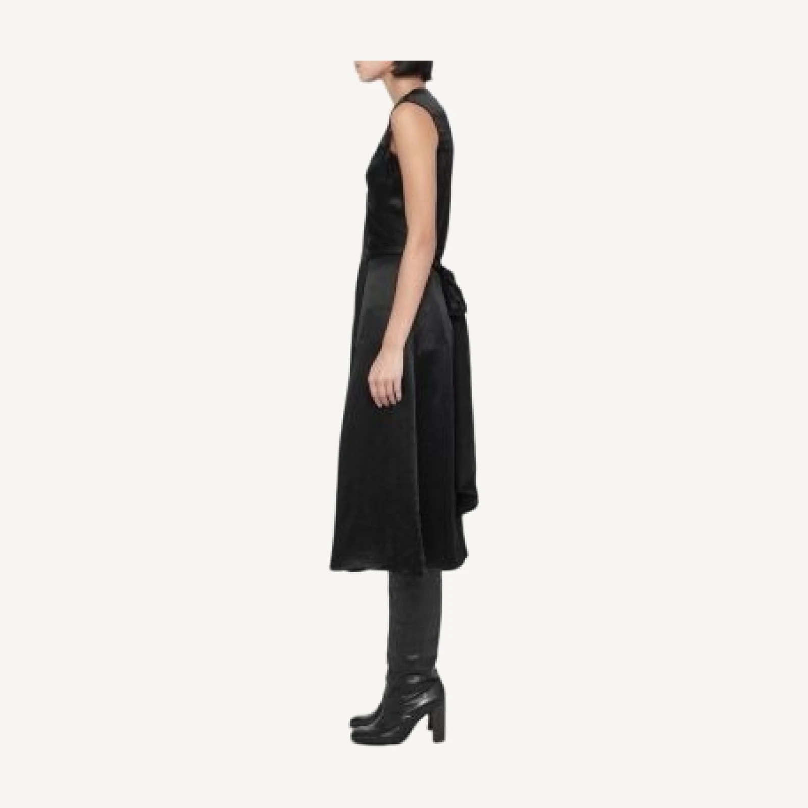 Allsaints Jeanne Wrap Midi Dress