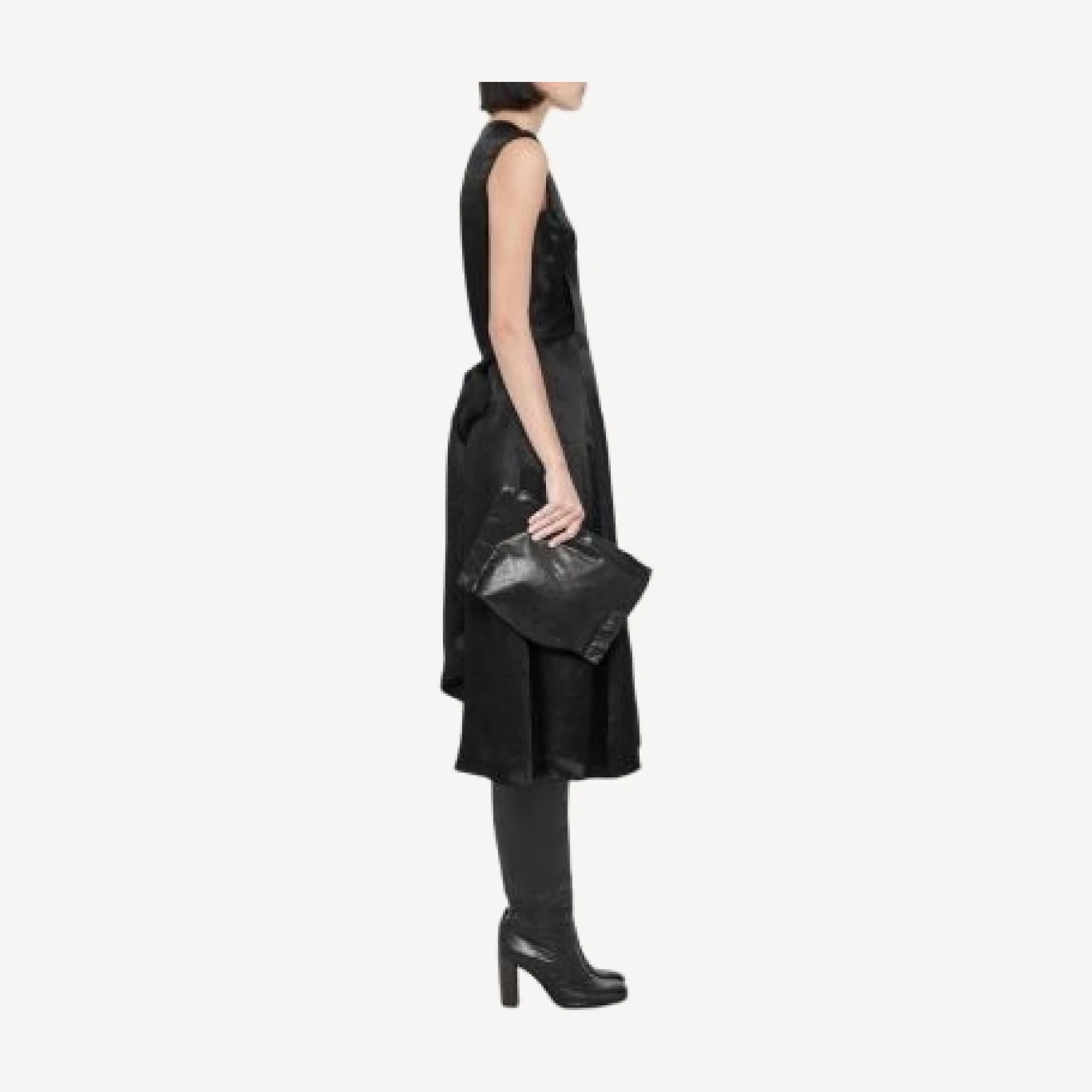 Allsaints Jeanne Wrap Midi Dress