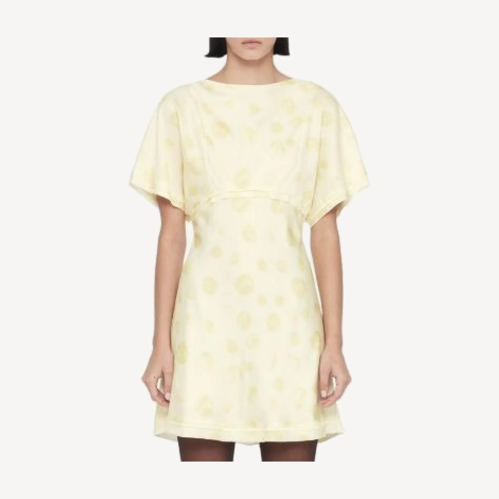 Allsaints Serra Silk Blend Jacquard Mini Dress