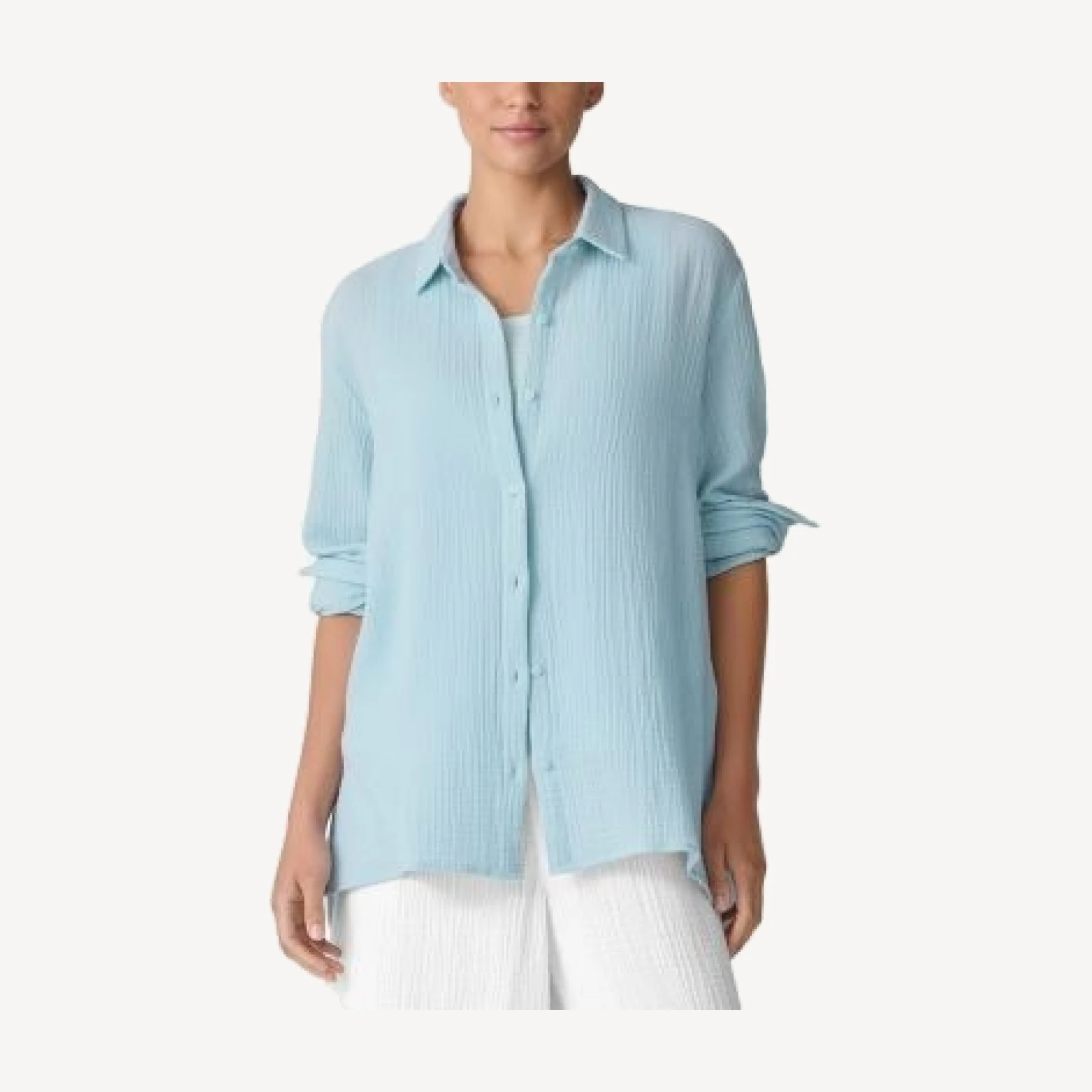 Eileen Fisher Classic Collar Easy Shirt