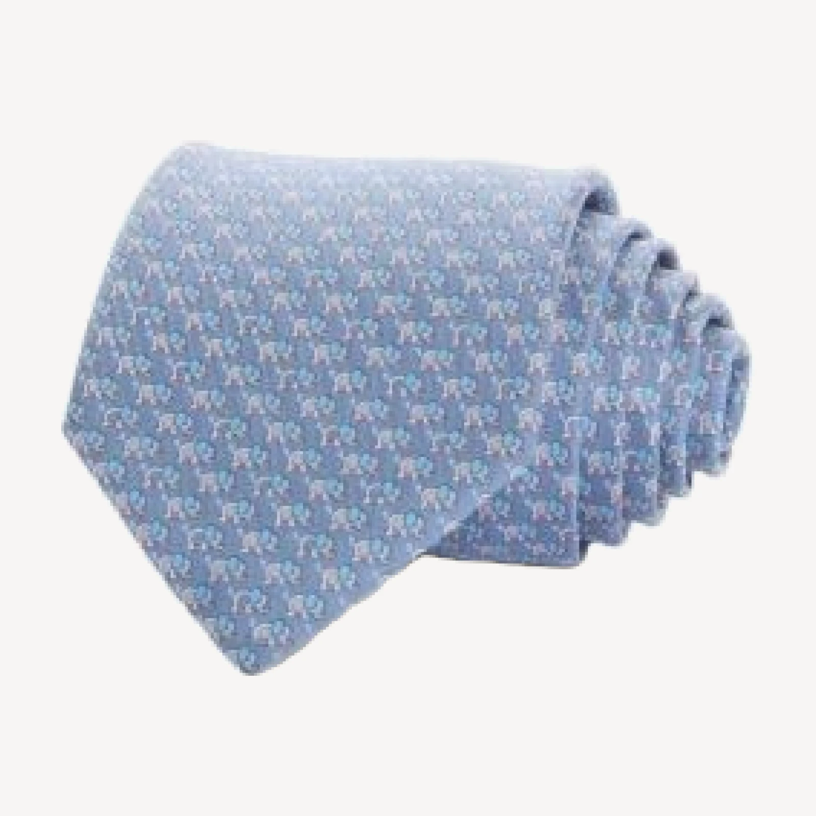 Ferragamo Silk Classic Gancini Elephant Tie