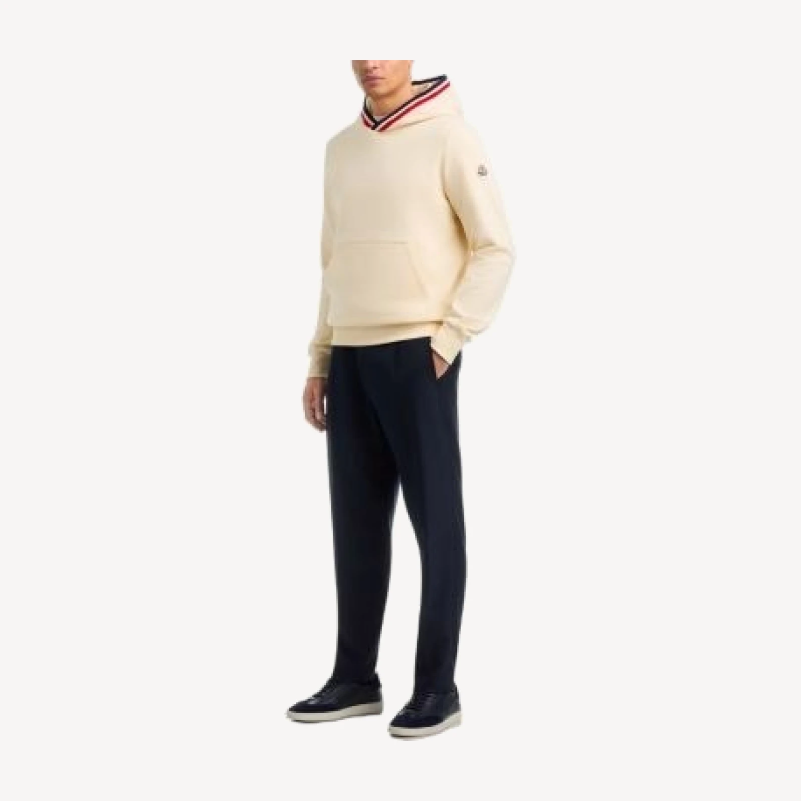 Moncler Kangaroo Pocket Cotton Hoodie