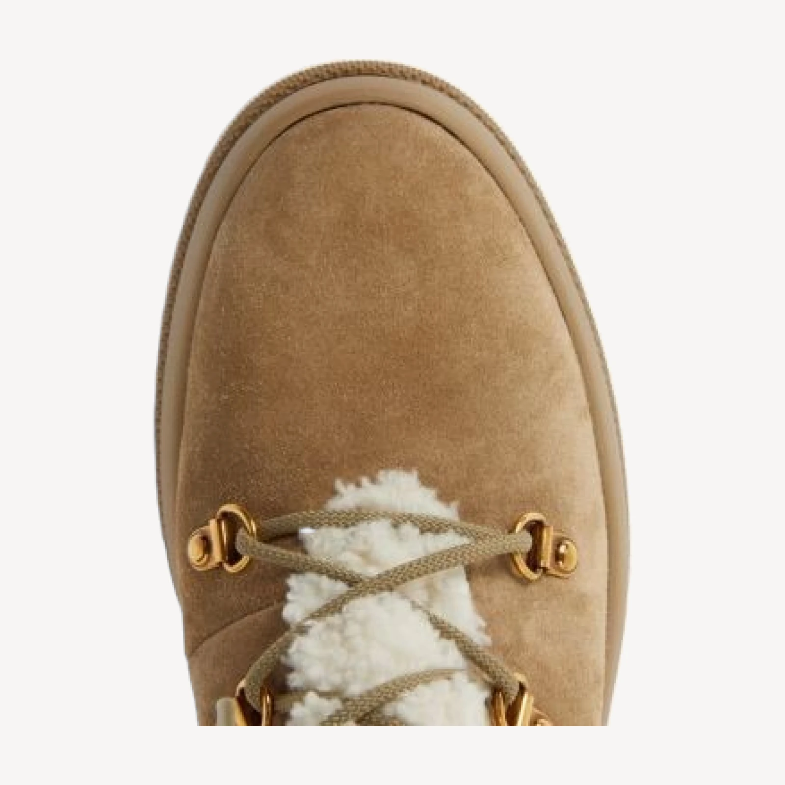 Moncler Women's Resile Trek Faux Fur Trim Lace Up Boots