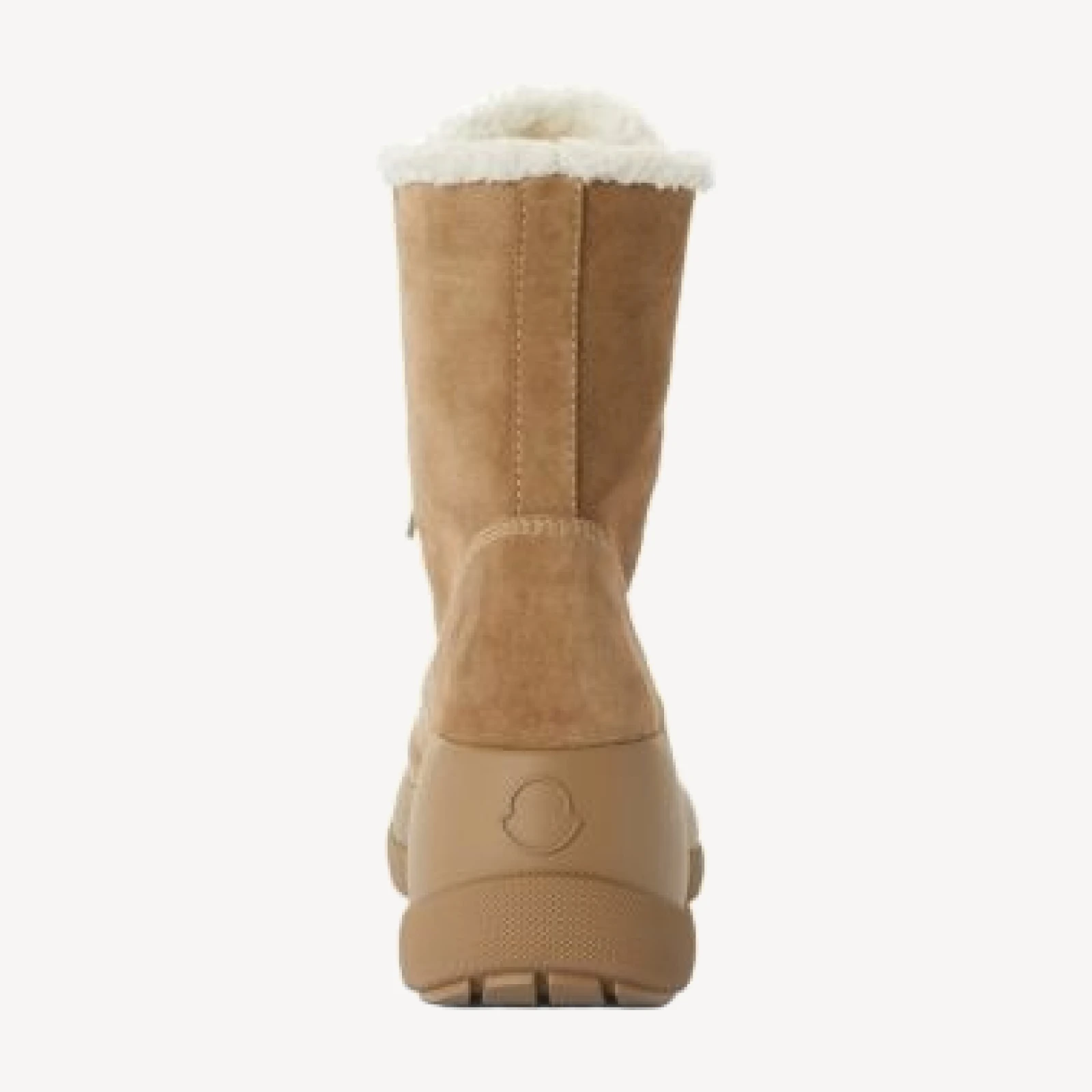 Moncler Women's Resile Trek Faux Fur Trim Lace Up Boots