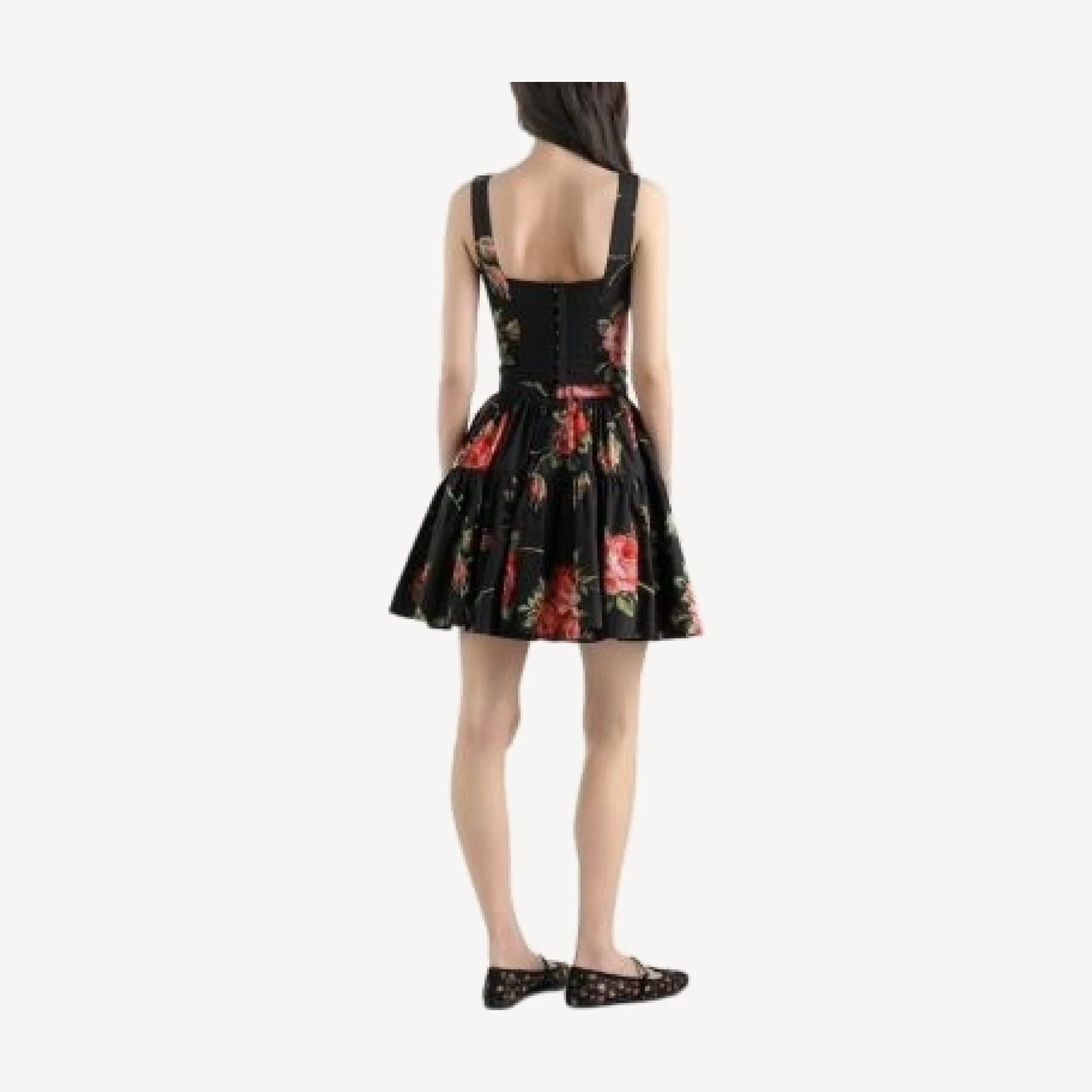 Dolce & Gabbana Rose Bouquet Print Short Skirt