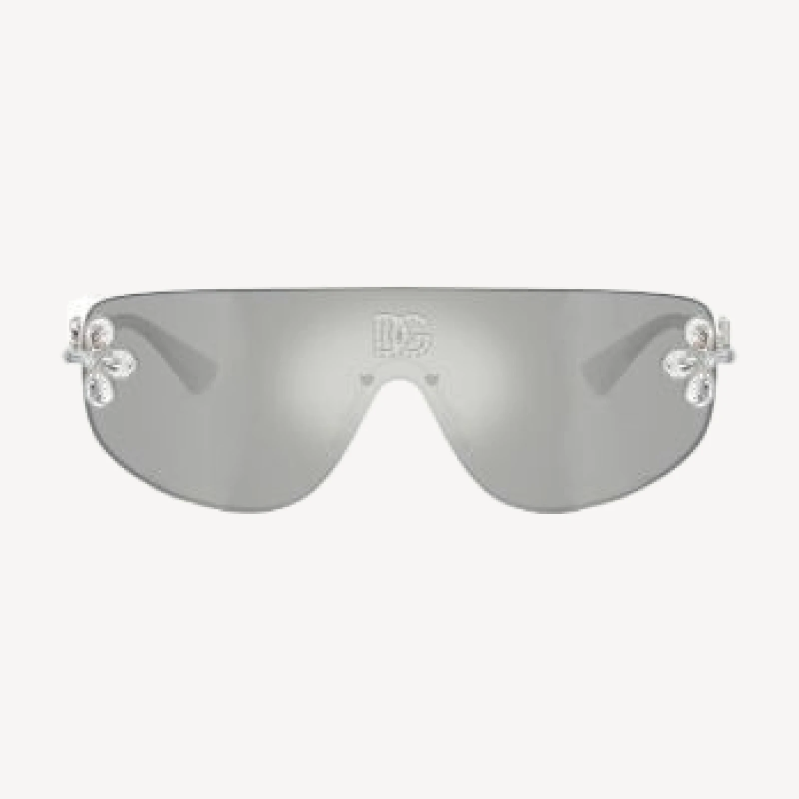 Dolce & Gabbana Rectangular Shield Sunglasses, 138mm