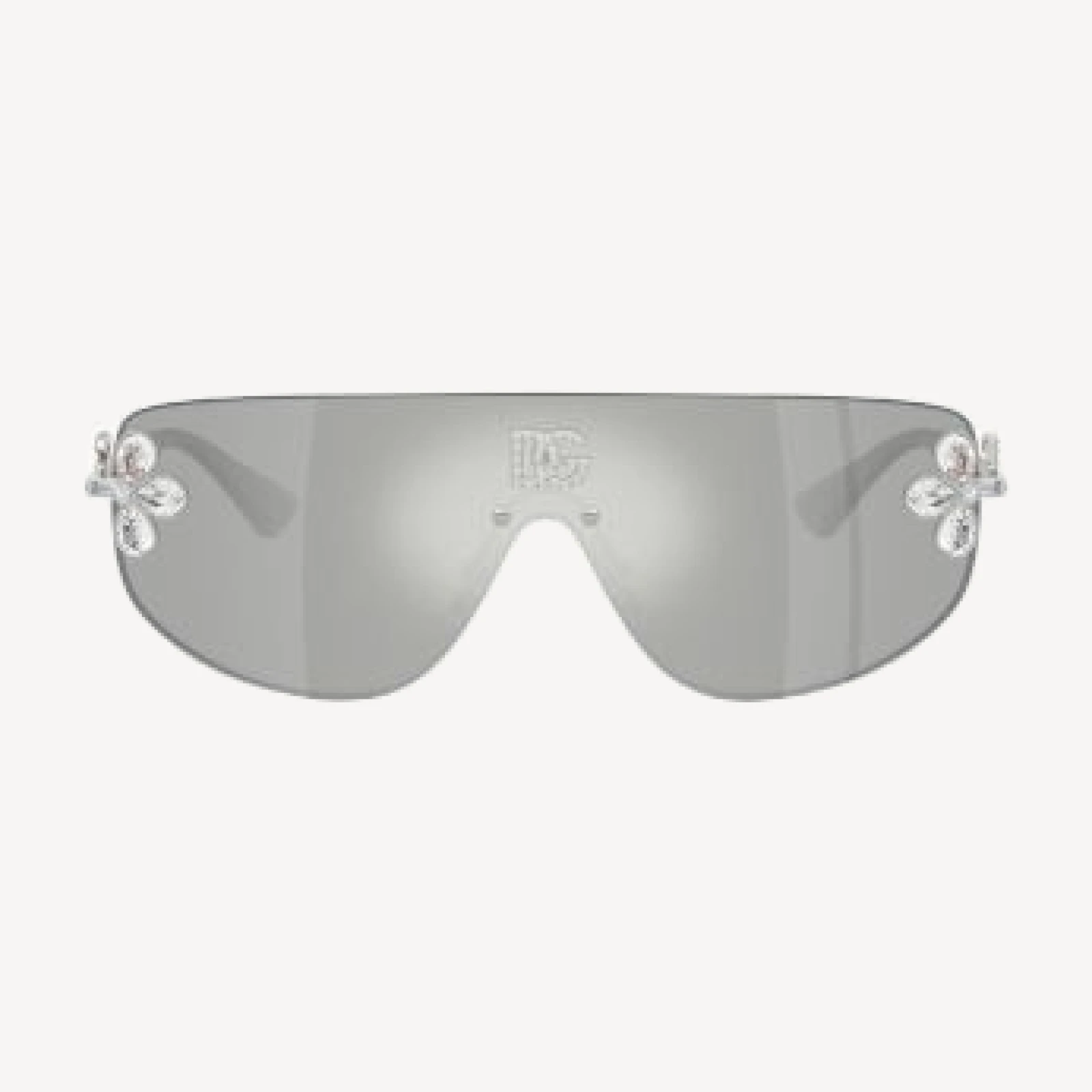 Dolce & Gabbana Rectangular Shield Sunglasses, 138mm
