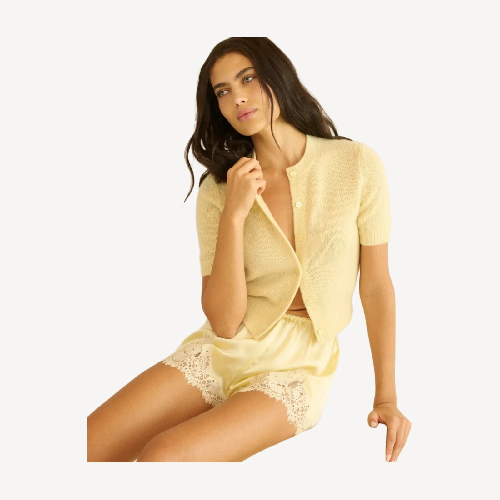ALESIA CASHMERE CARDIGAN -- GATEAU