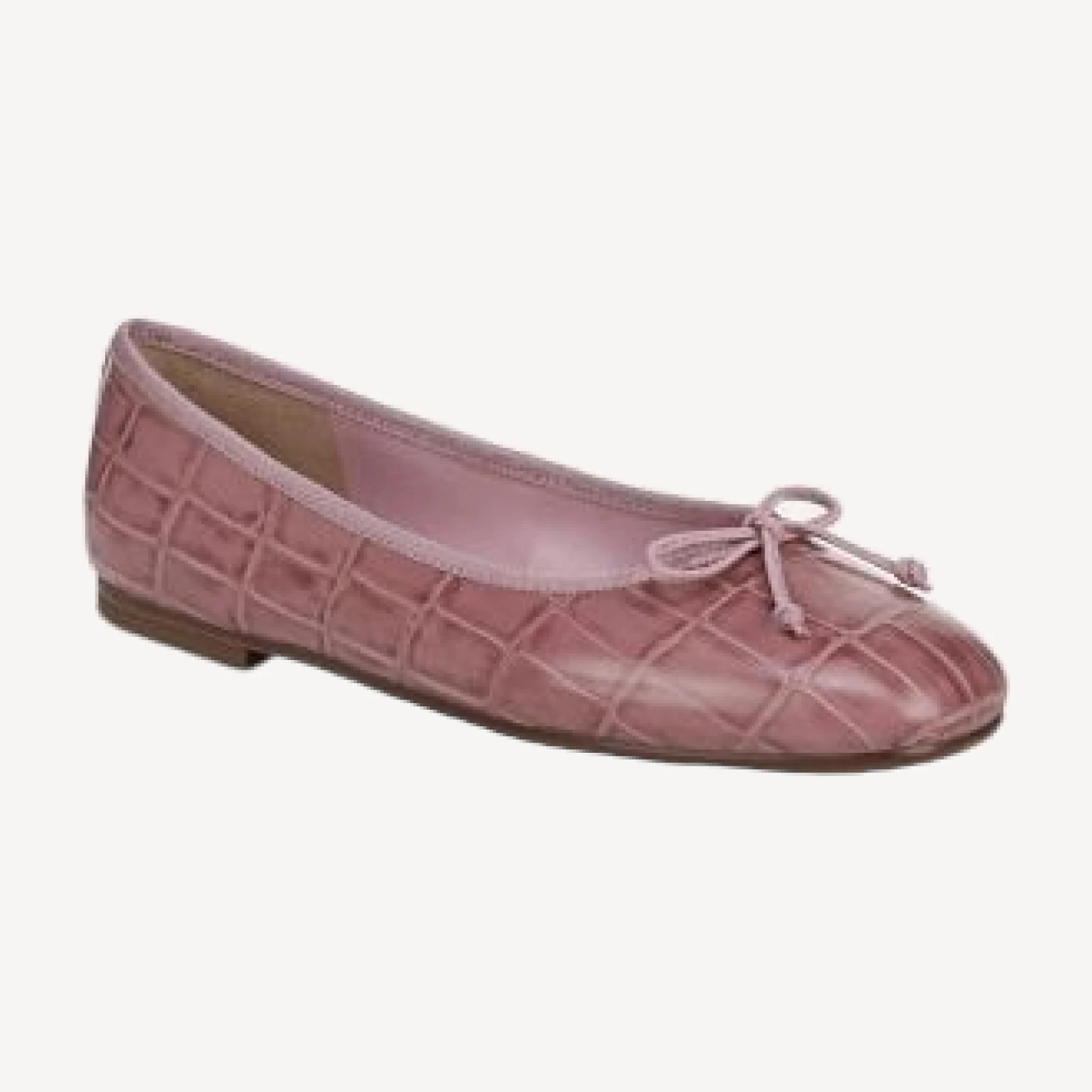 Sam Edelman Women's Alie Croc Embossed Leather Ballet Flats