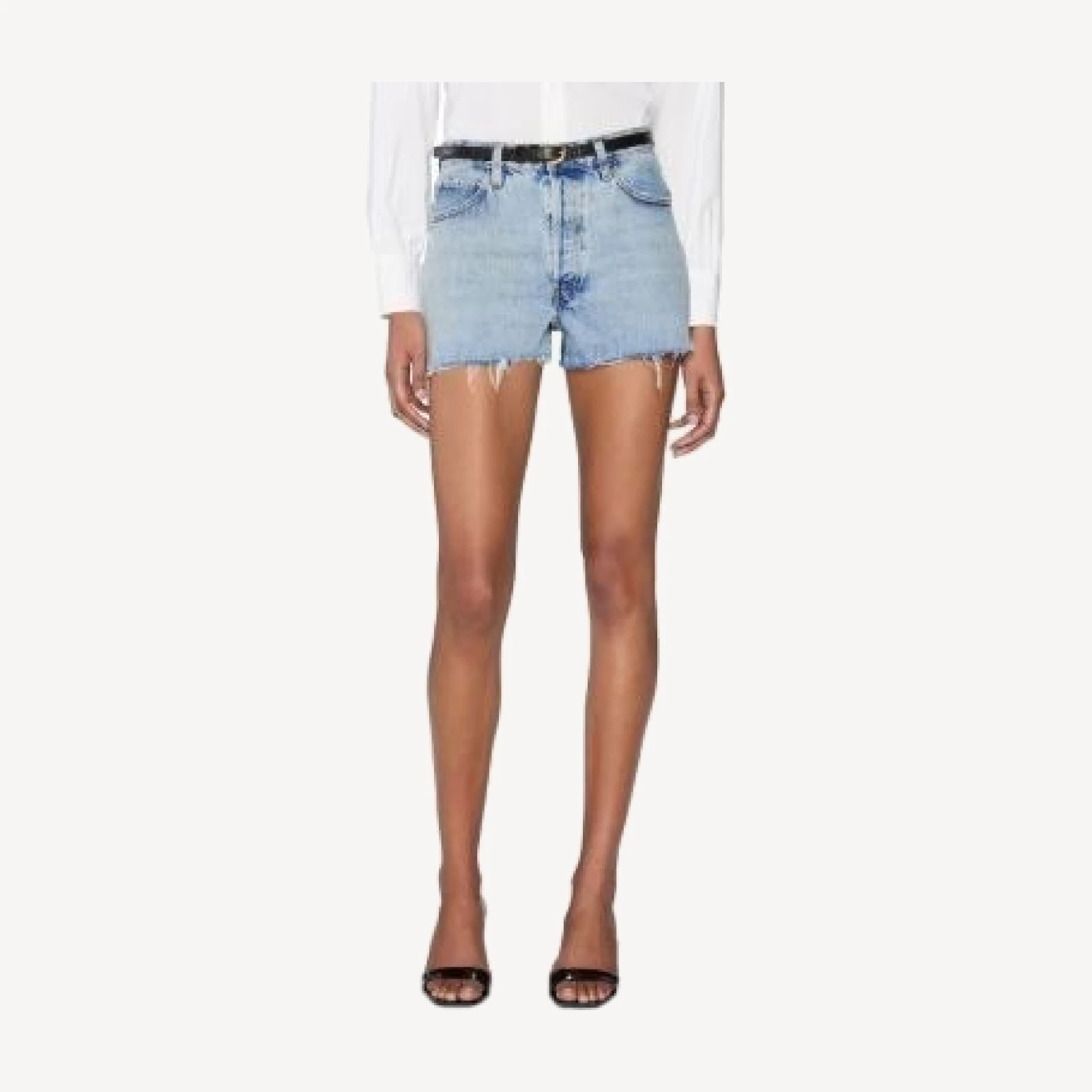 Frame The Dare Denim Shorts