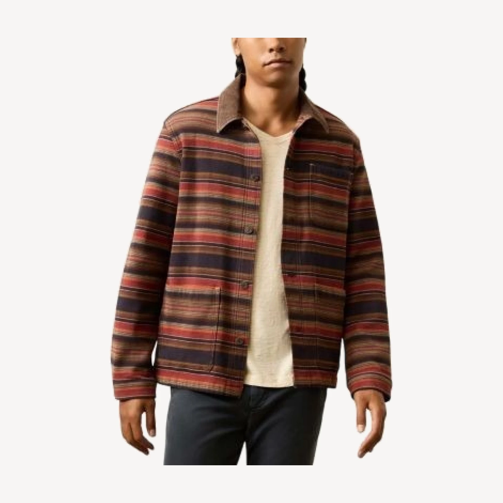Faherty Men's High Ridge Twill Studio Shirt Jacket