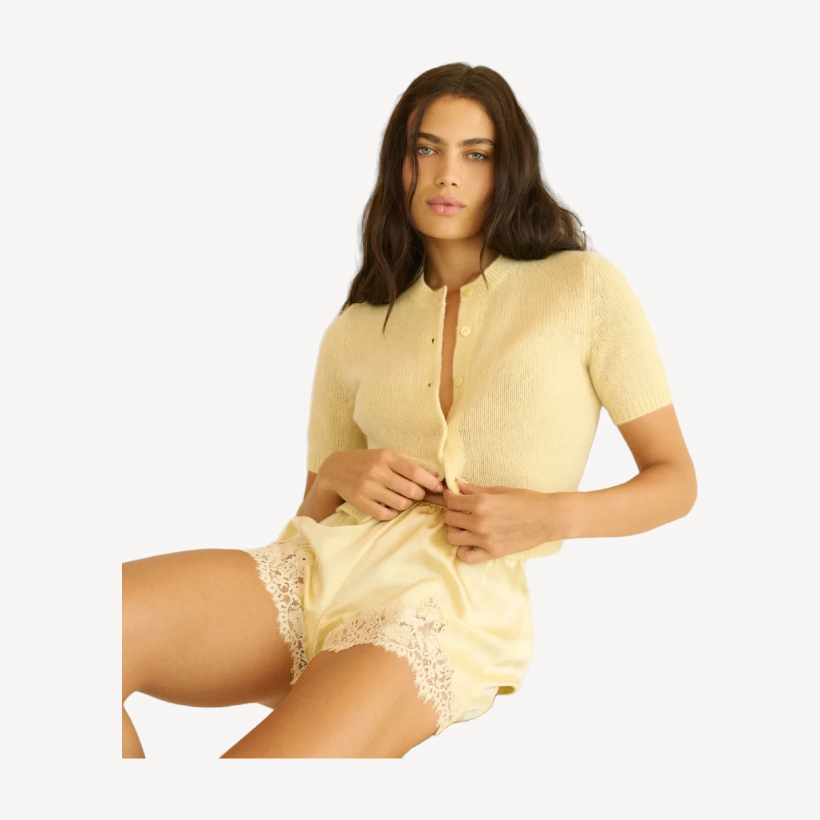 ALESIA CASHMERE CARDIGAN -- GATEAU
