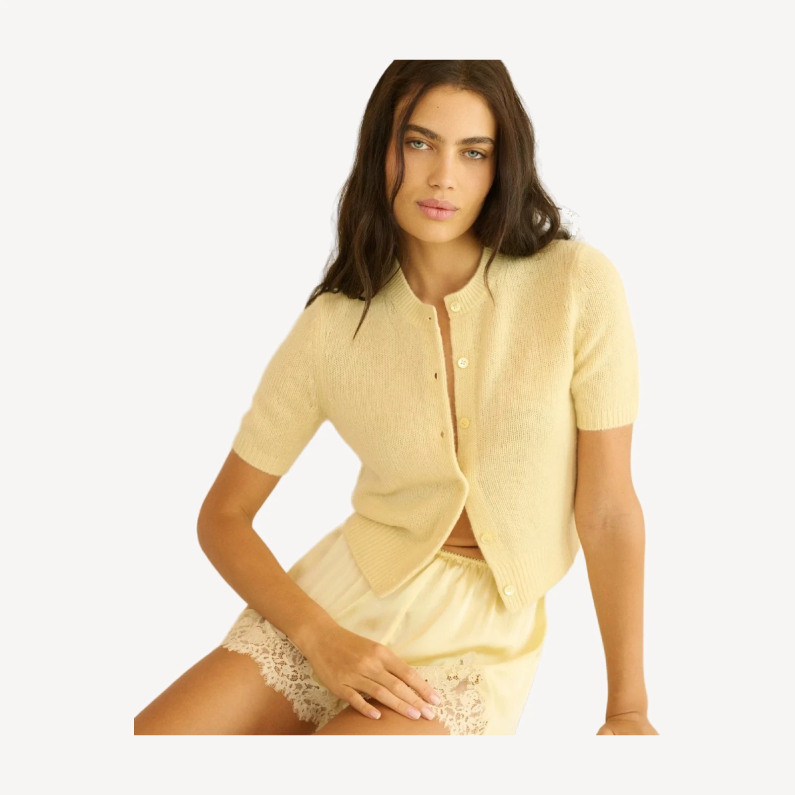ALESIA CASHMERE CARDIGAN -- GATEAU