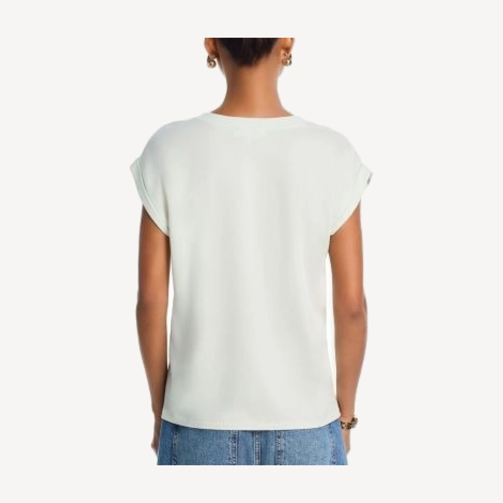 Frame Easy Cotton V Neck Tee