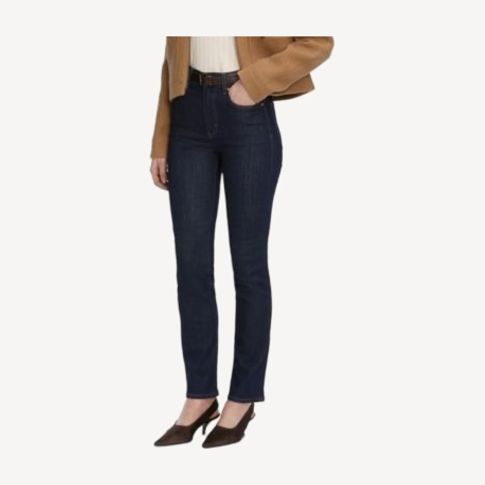 Frame The Pencil High Rise Jeans in Rinse