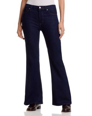 Frame The Icon High Rise Flare Jeans in Rinse