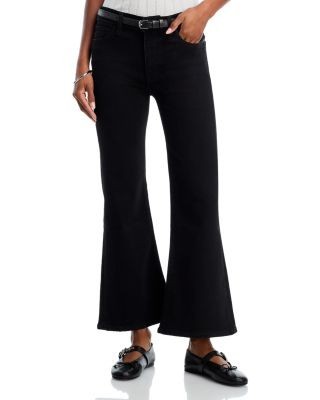 Frame The Pixie Icon Mid Rise Ankle Jeans in Black