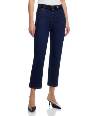 Frame Pixie Le Sleek High Rise Straight Leg Jeans in Fairway