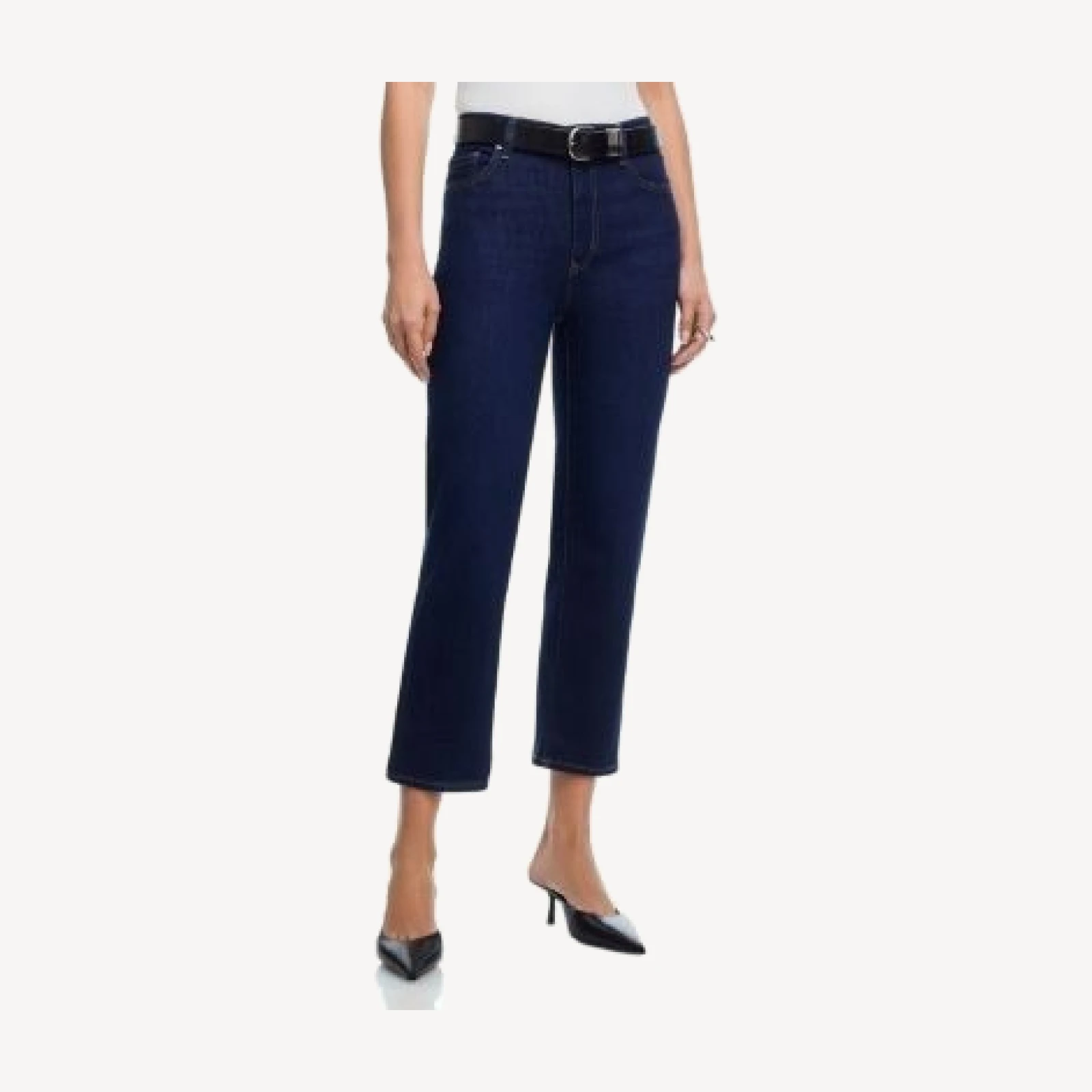Frame Pixie Le Sleek High Rise Straight Leg Jeans in Fairway