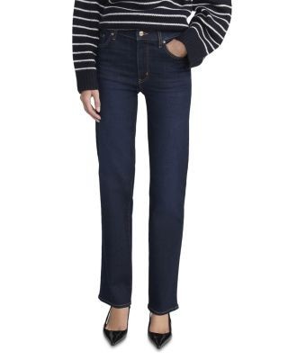 Frame Le Sleek High Rise Straight Jeans in Fairway
