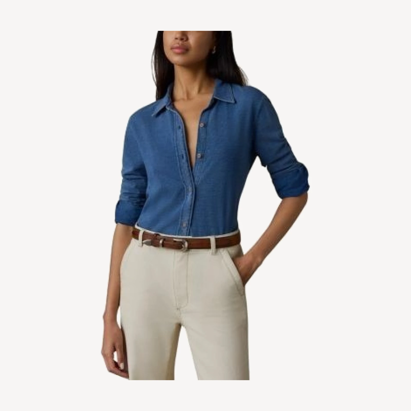 Faherty Sunwashed Knit Cotton Shirt