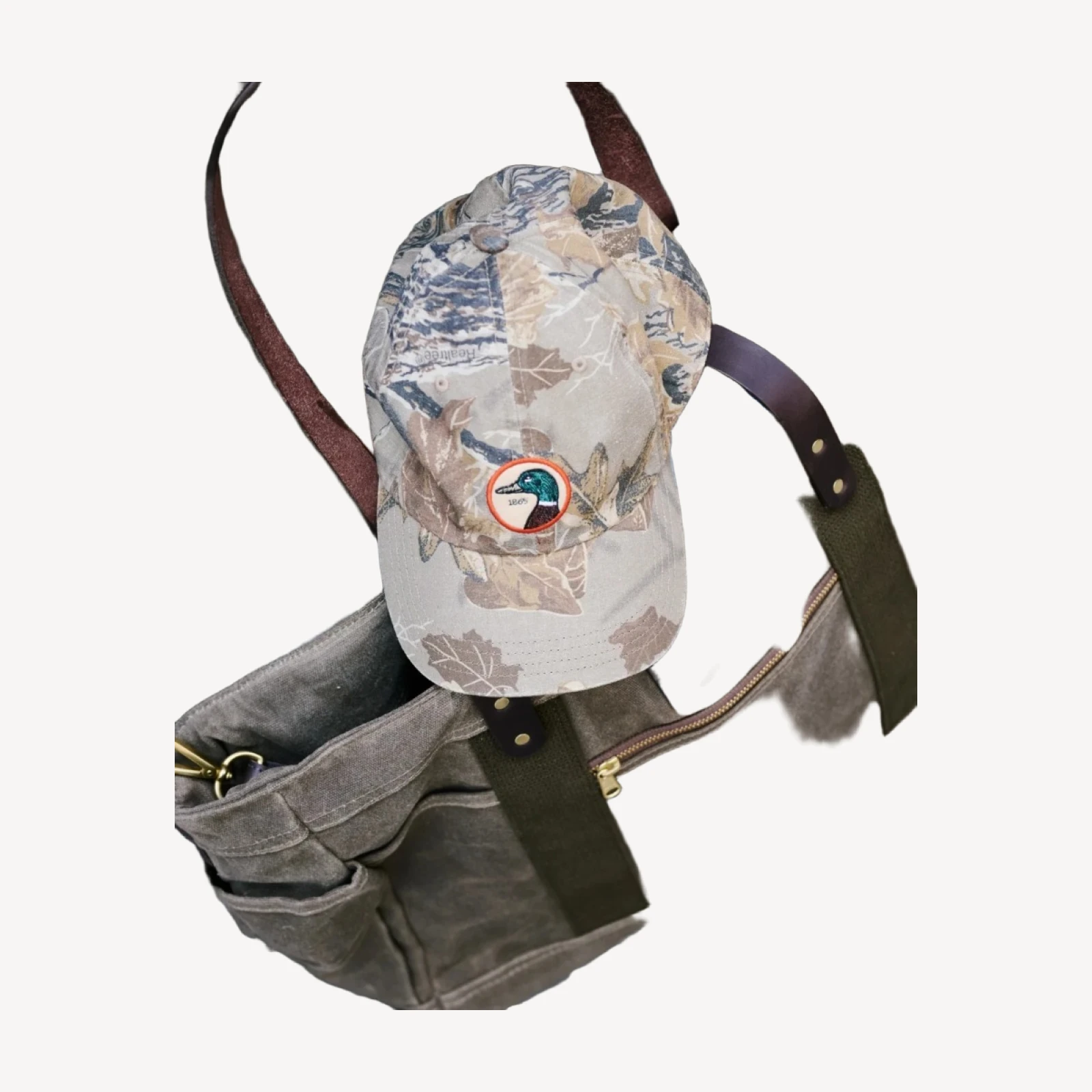 Realtree Circle Patch Canvas Hat - Xtra Grey Camo