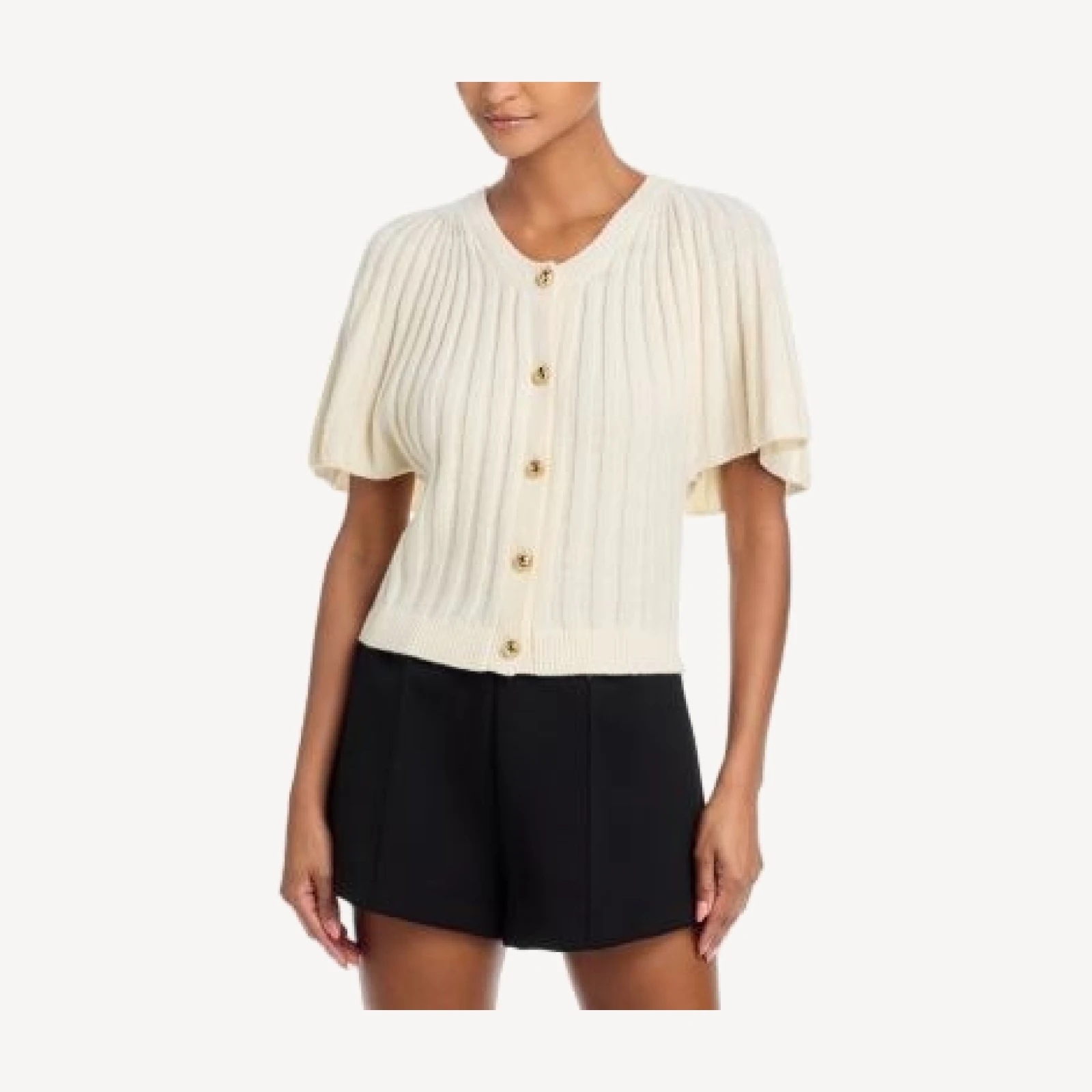 Frame The Wool Cashmere Flutter Cardigan