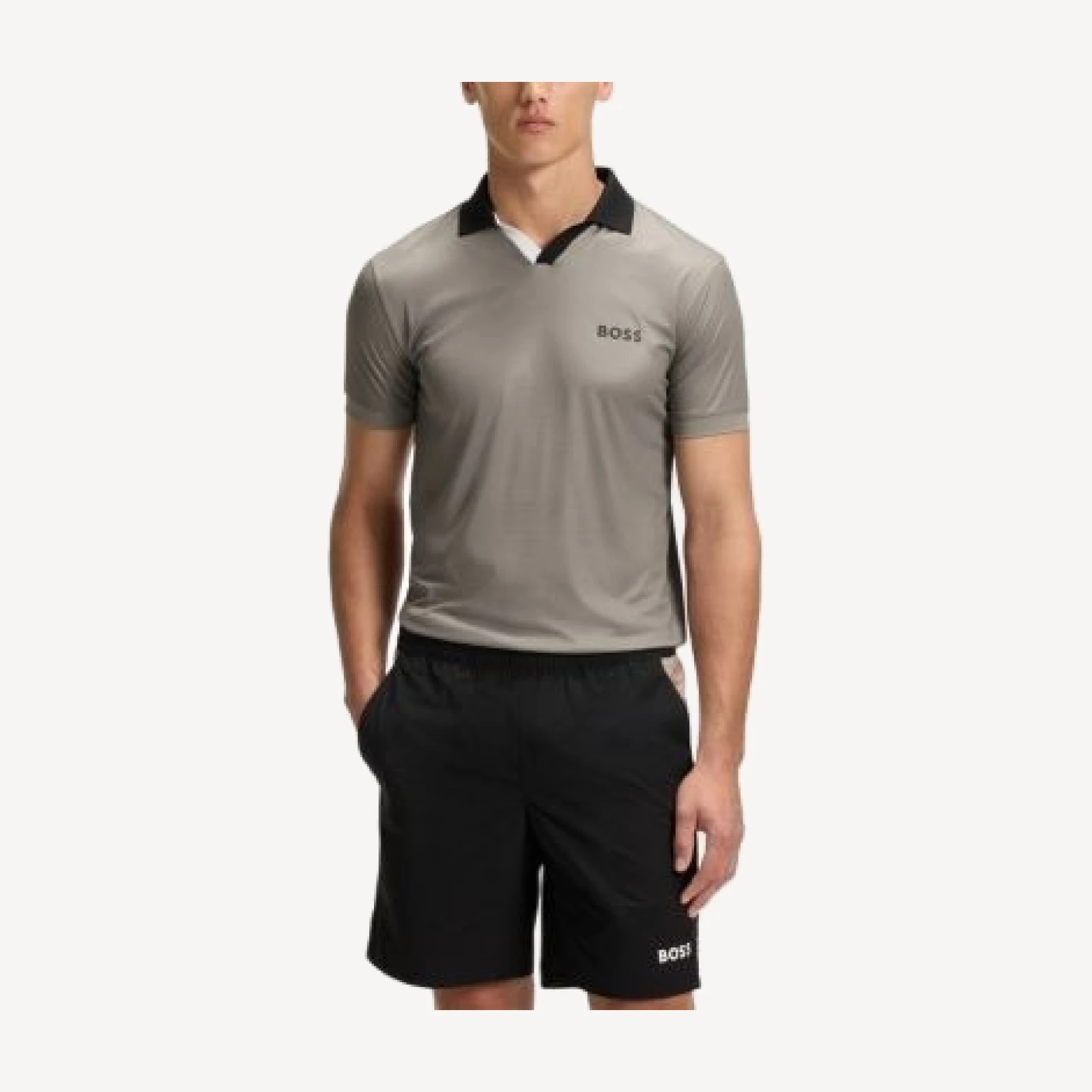 Boss Palle Toc Slim Fit Short Sleeve Polo Shirt