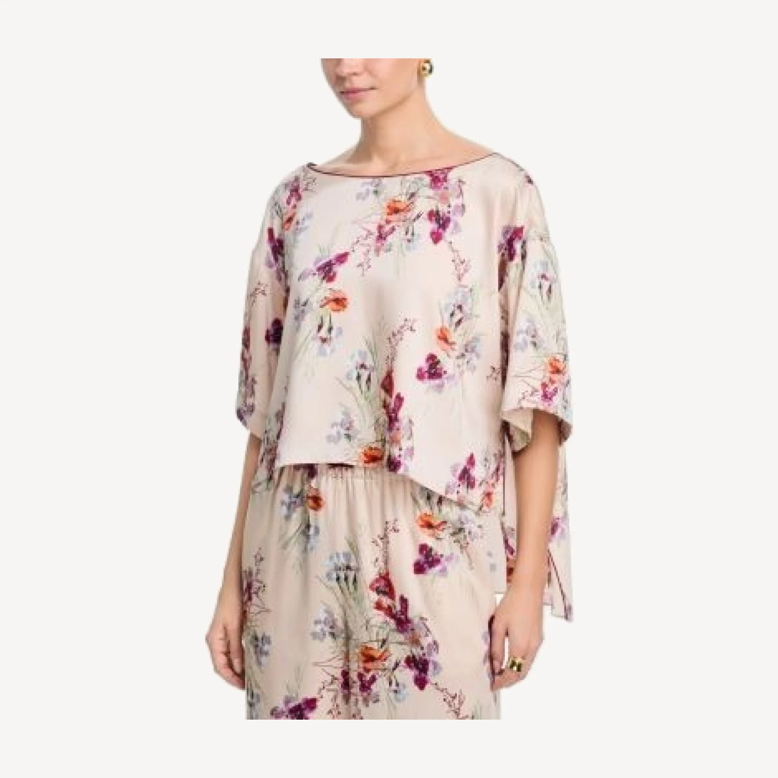 Cinq a Sept Iris Bouquet Alba Top