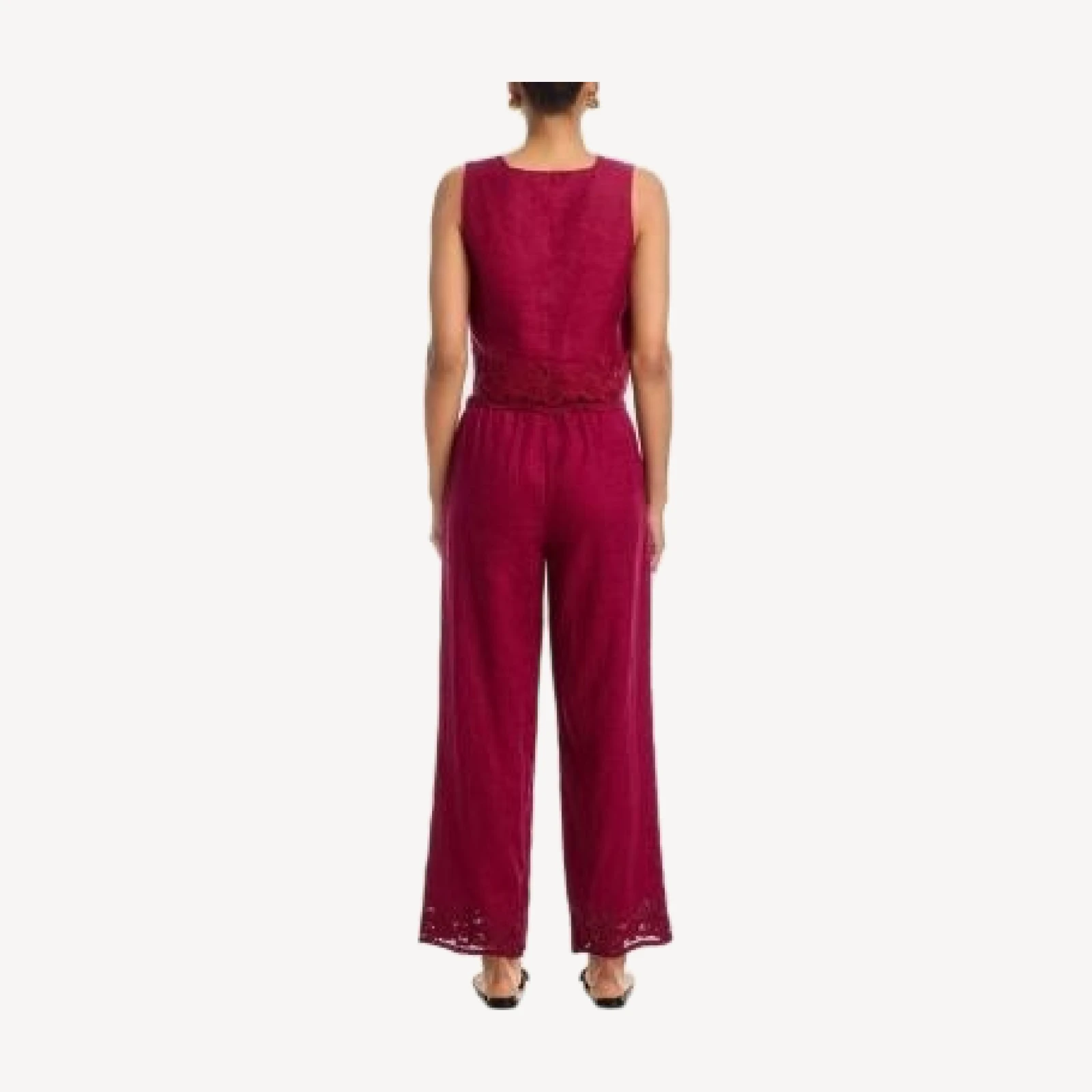 Rails Akira Linen Embroidered Top