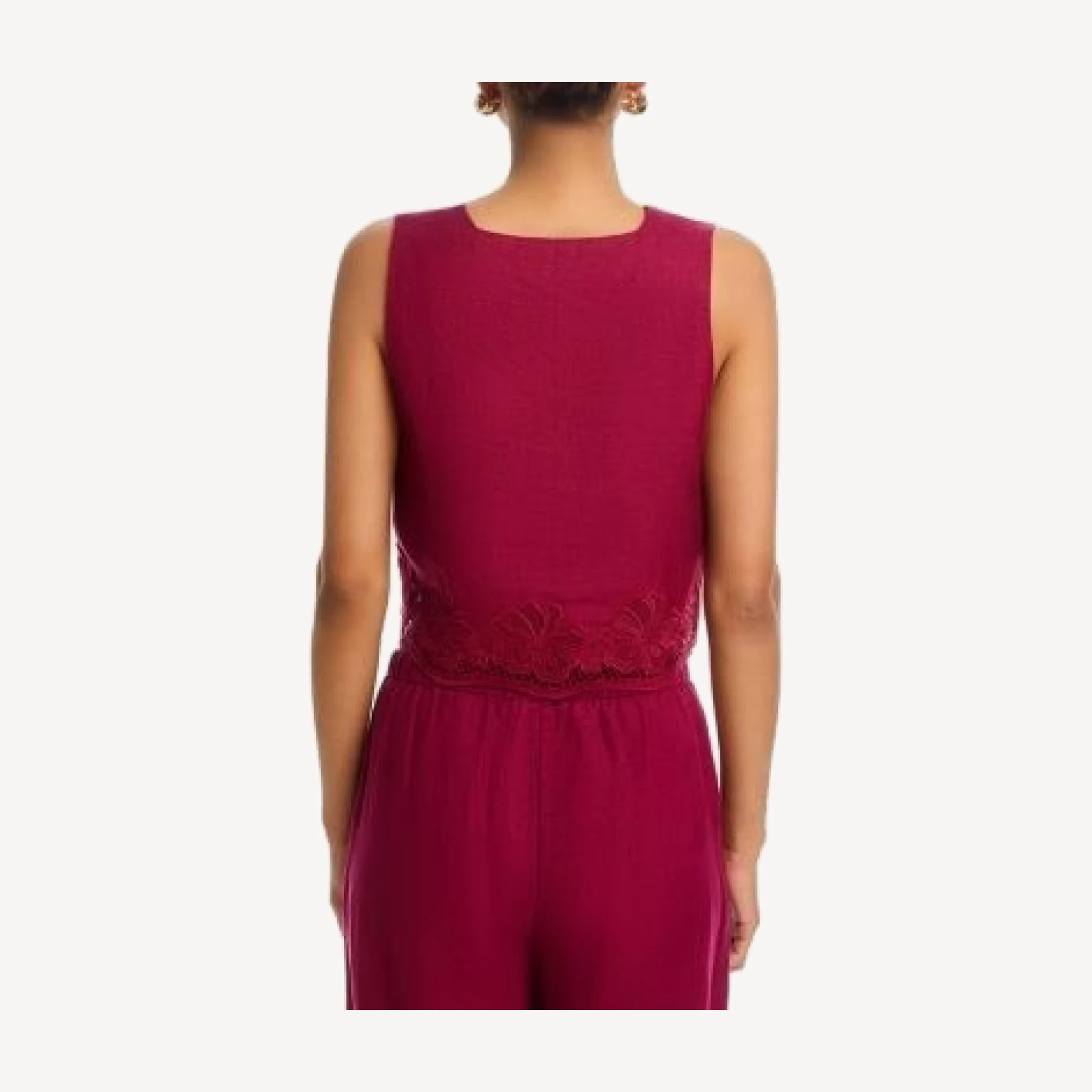 Rails Akira Linen Embroidered Top