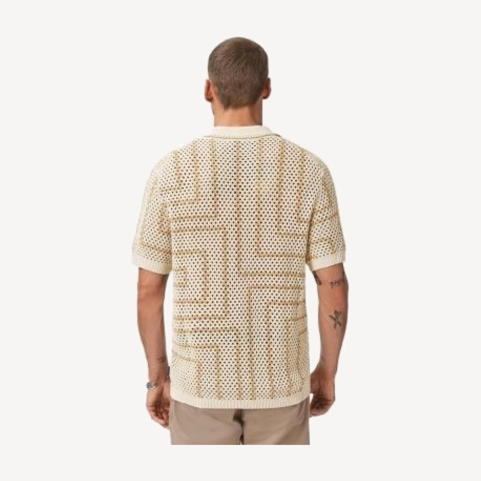 John Varvatos Lloyd Crochet Polo Shirt