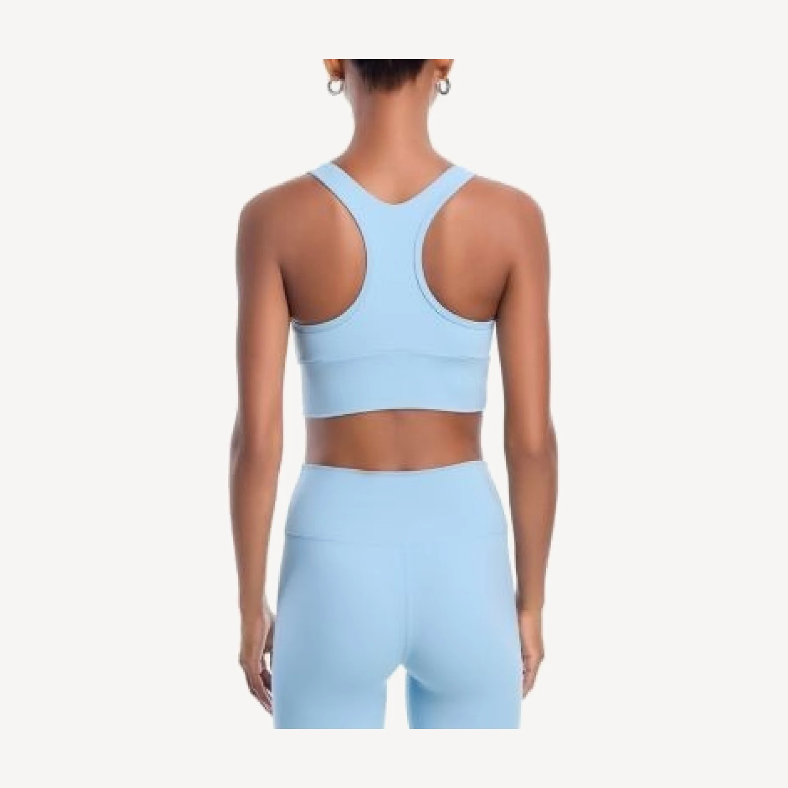 Aqua Athletics Shirred Racerback Bra Top - Exclusive