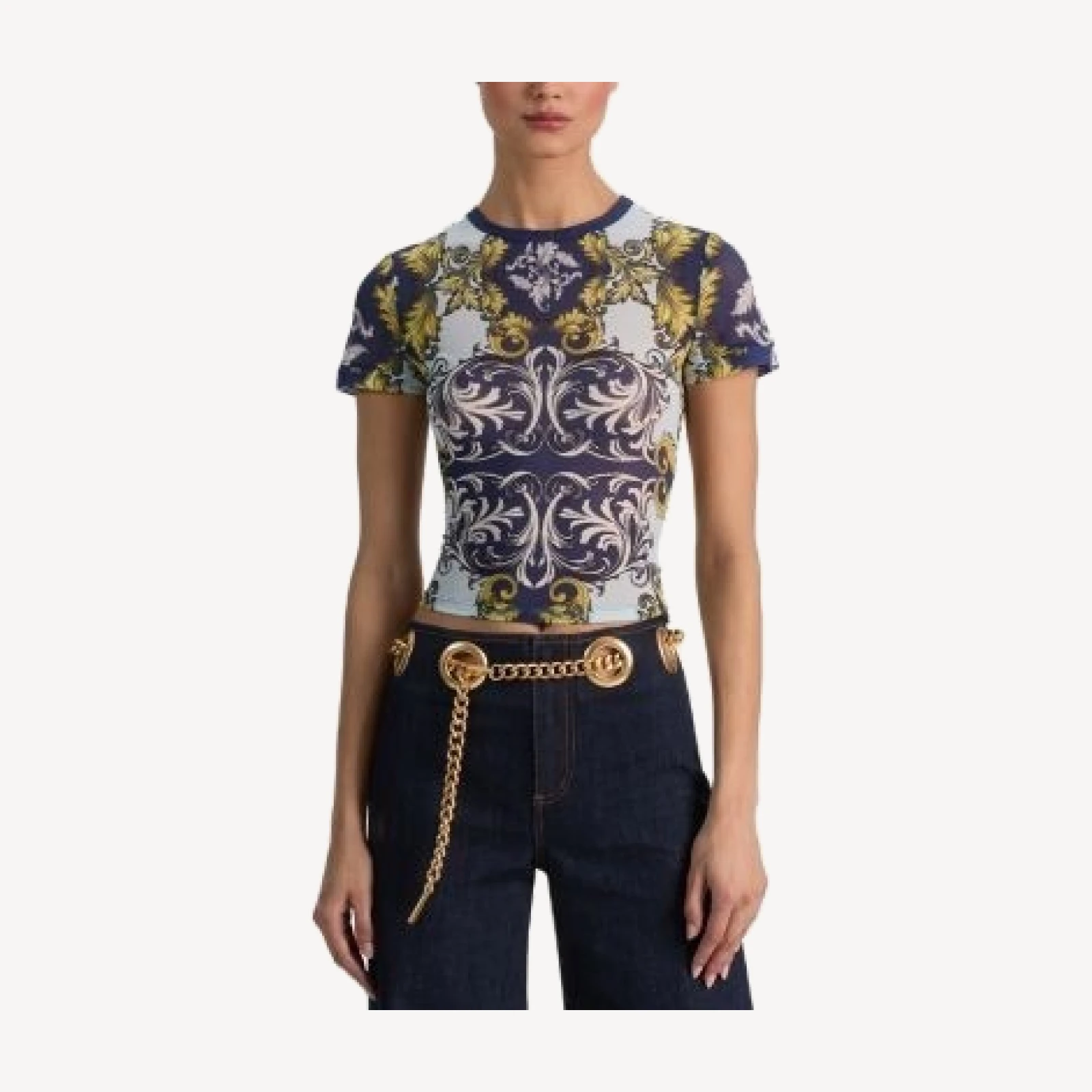 Alice and Olivia Tess Crewneck Tee