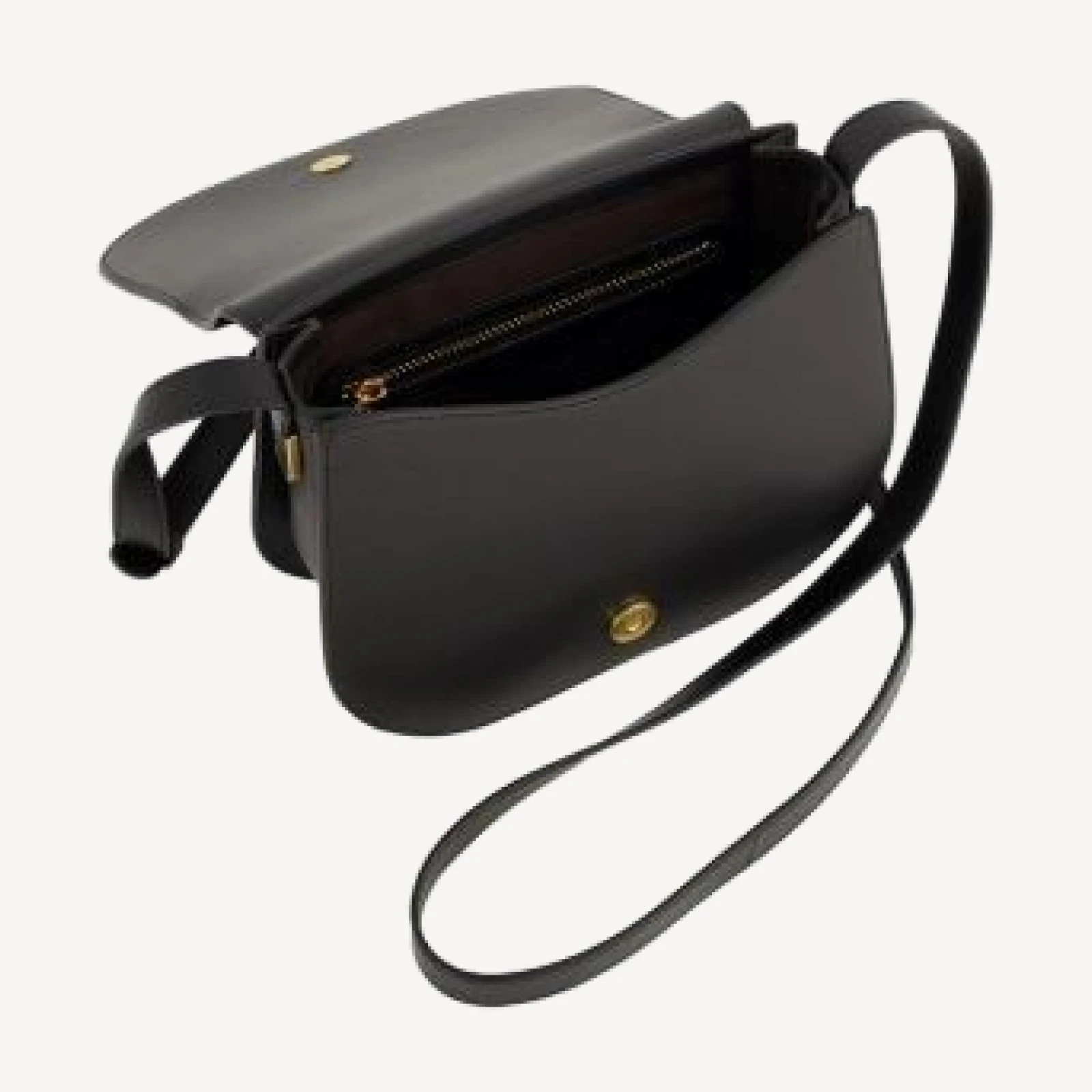 Vince Eris Saddle Leather & Suede Crossbody