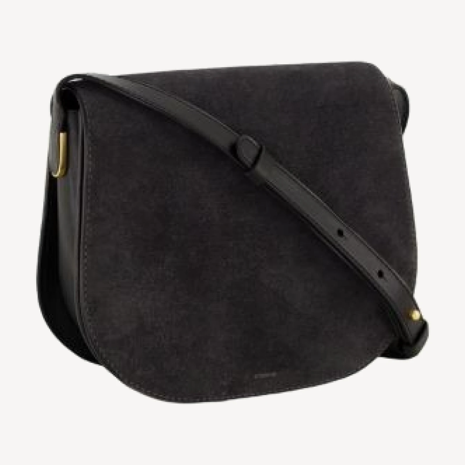 Vince Eris Saddle Leather & Suede Crossbody