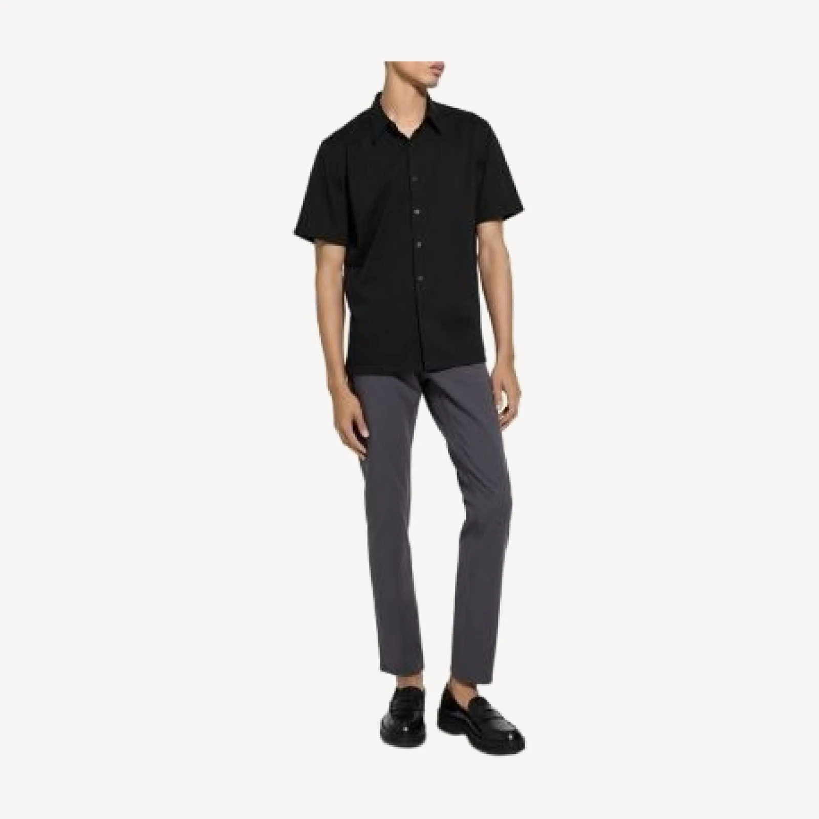 Theory Irving Regular Fit Short Sleeve Shirt