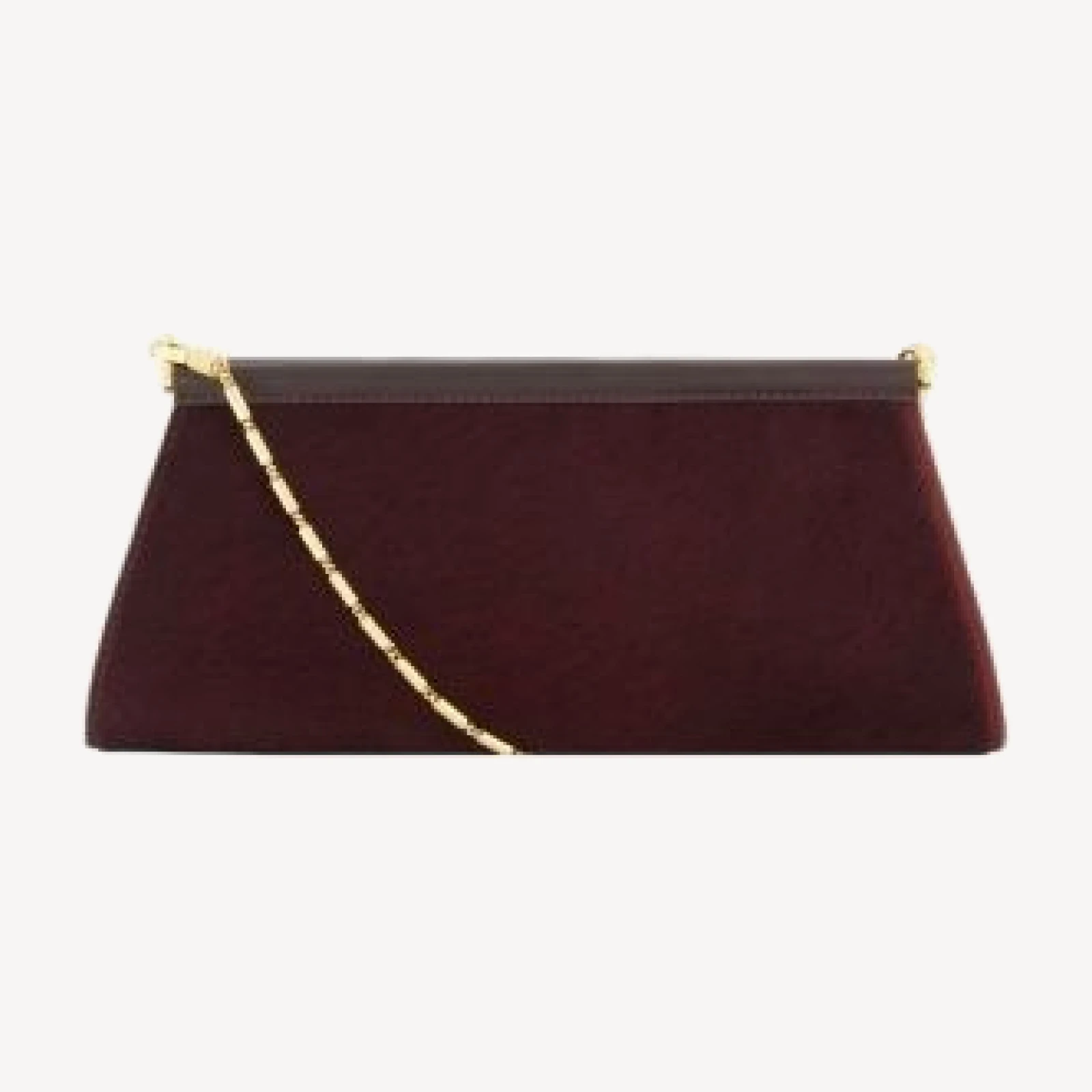 Vince Isolde Double Bar Calf Hair Clutch