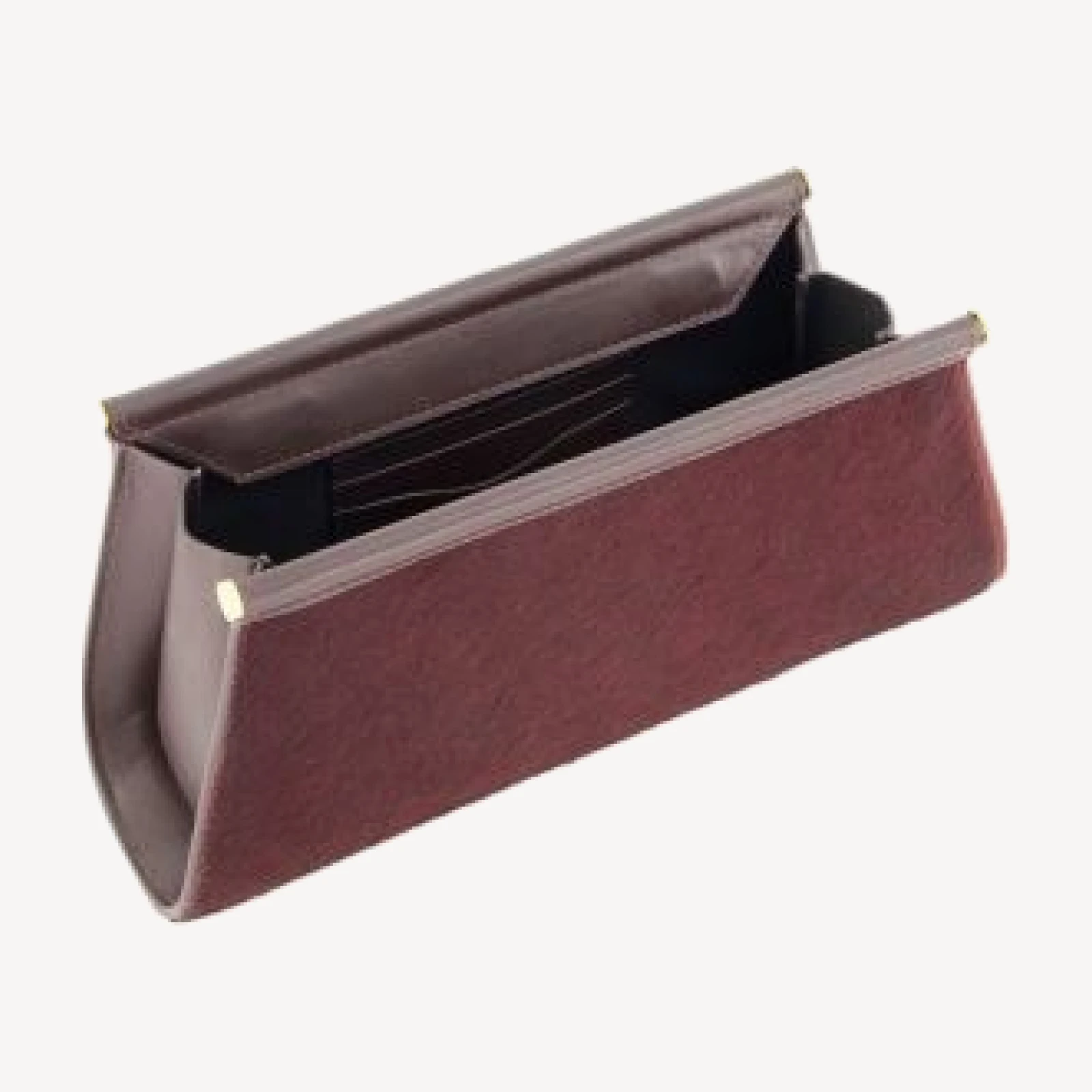 Vince Isolde Double Bar Calf Hair Clutch