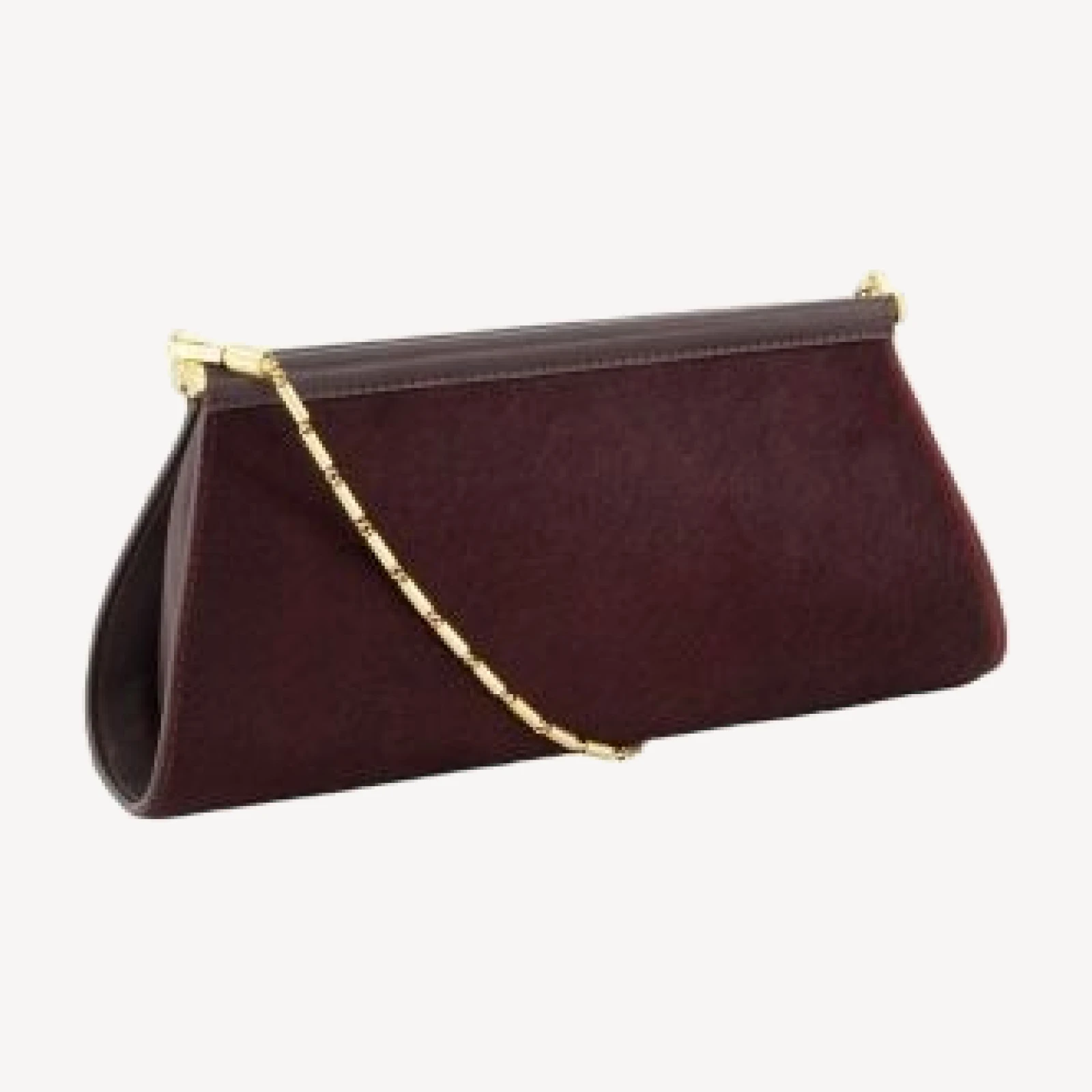 Vince Isolde Double Bar Calf Hair Clutch