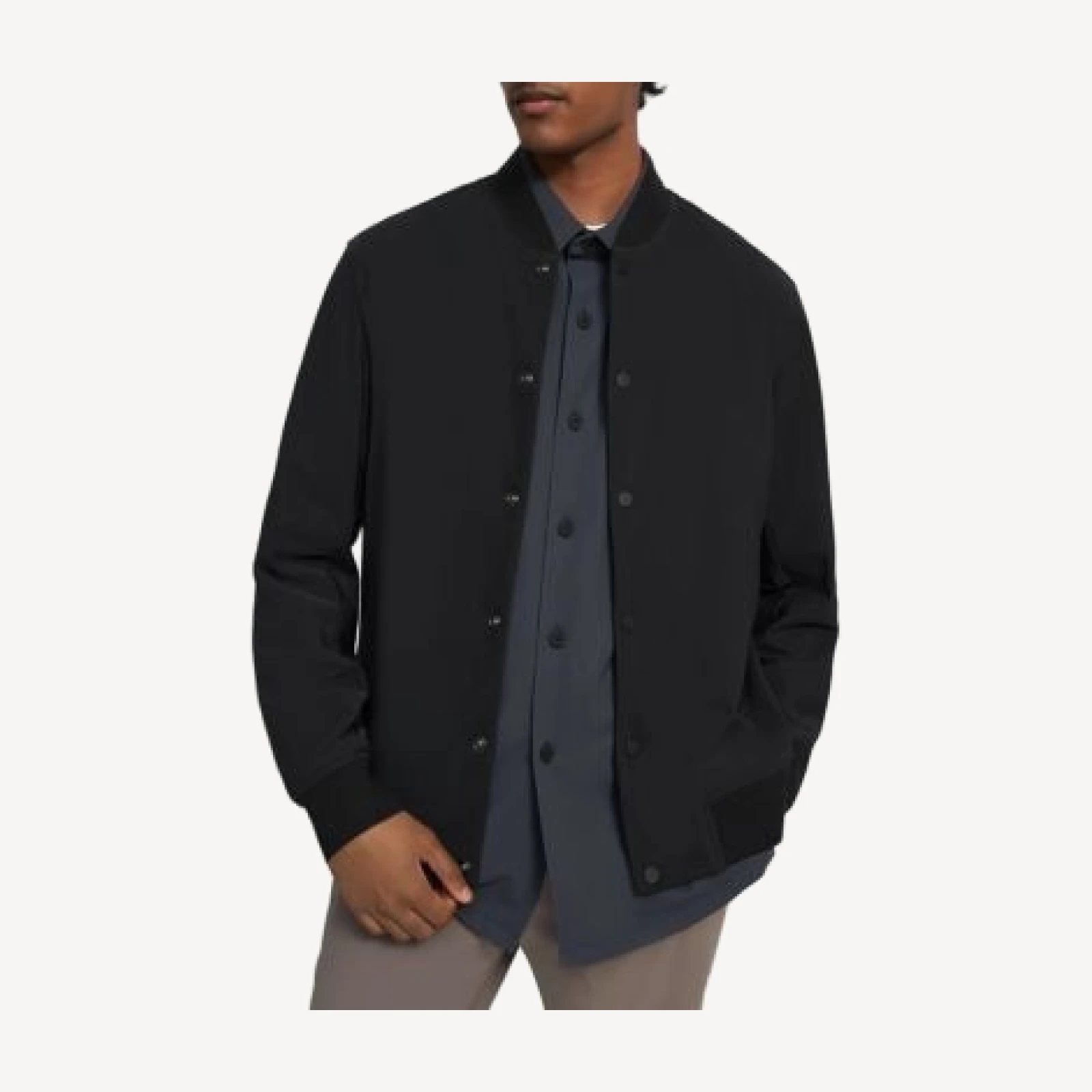 Theory Murphy Bomber Jacket in Precision Ponte