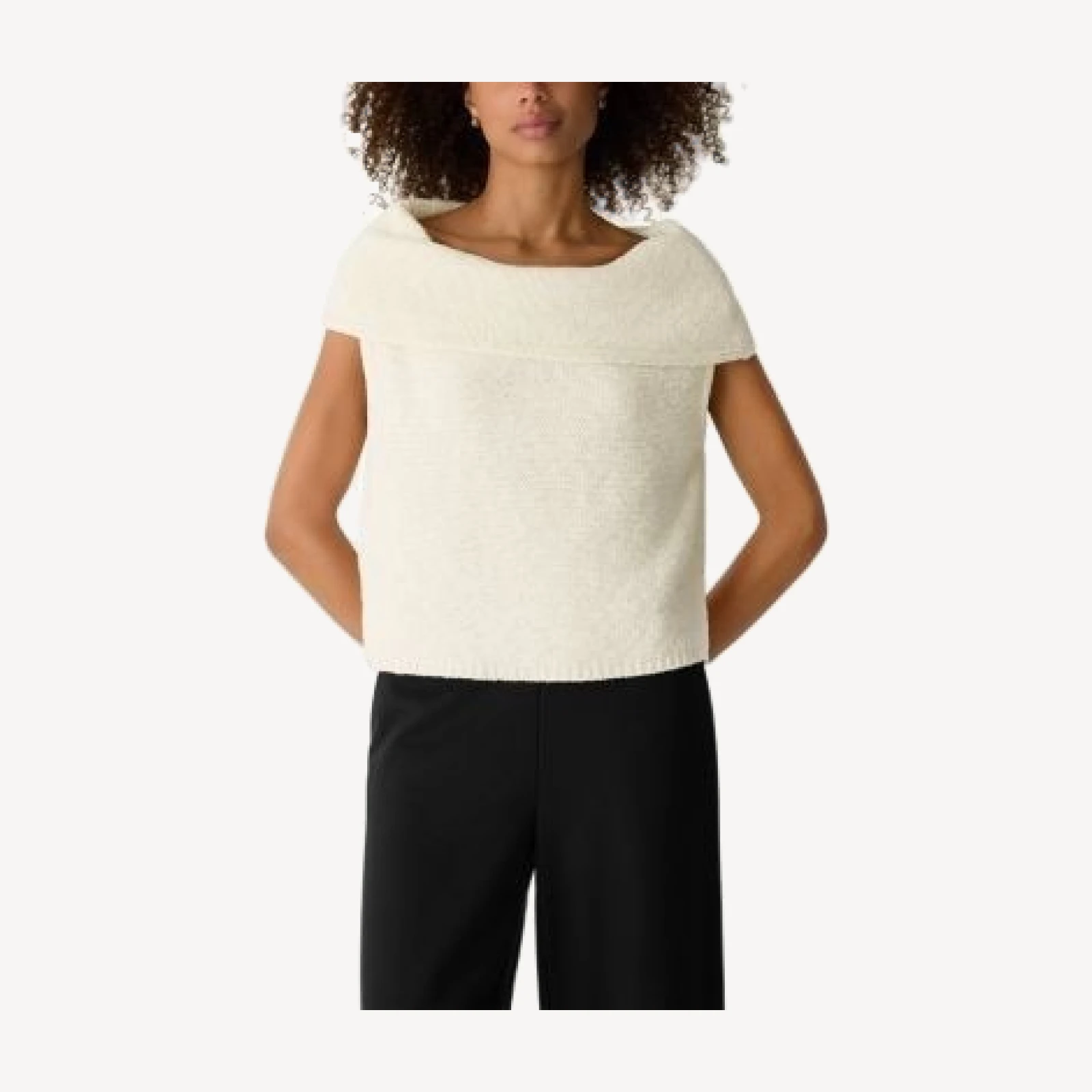 Eileen Fisher Drape Neck Vest