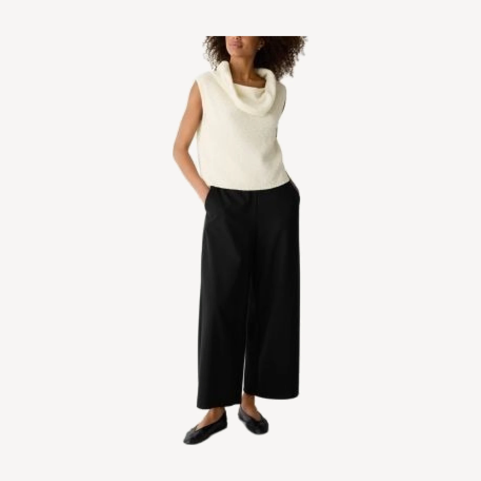 Eileen Fisher Drape Neck Vest