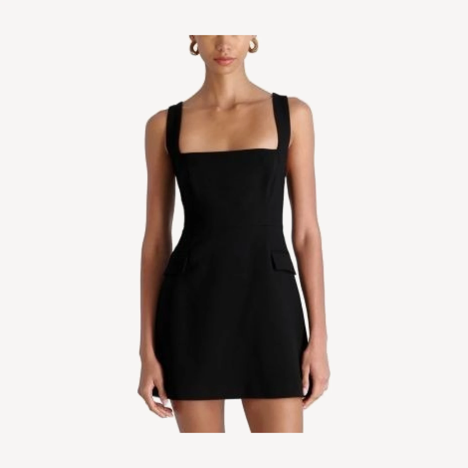 French Connection Whisper Cross Back Halter Mini Dress