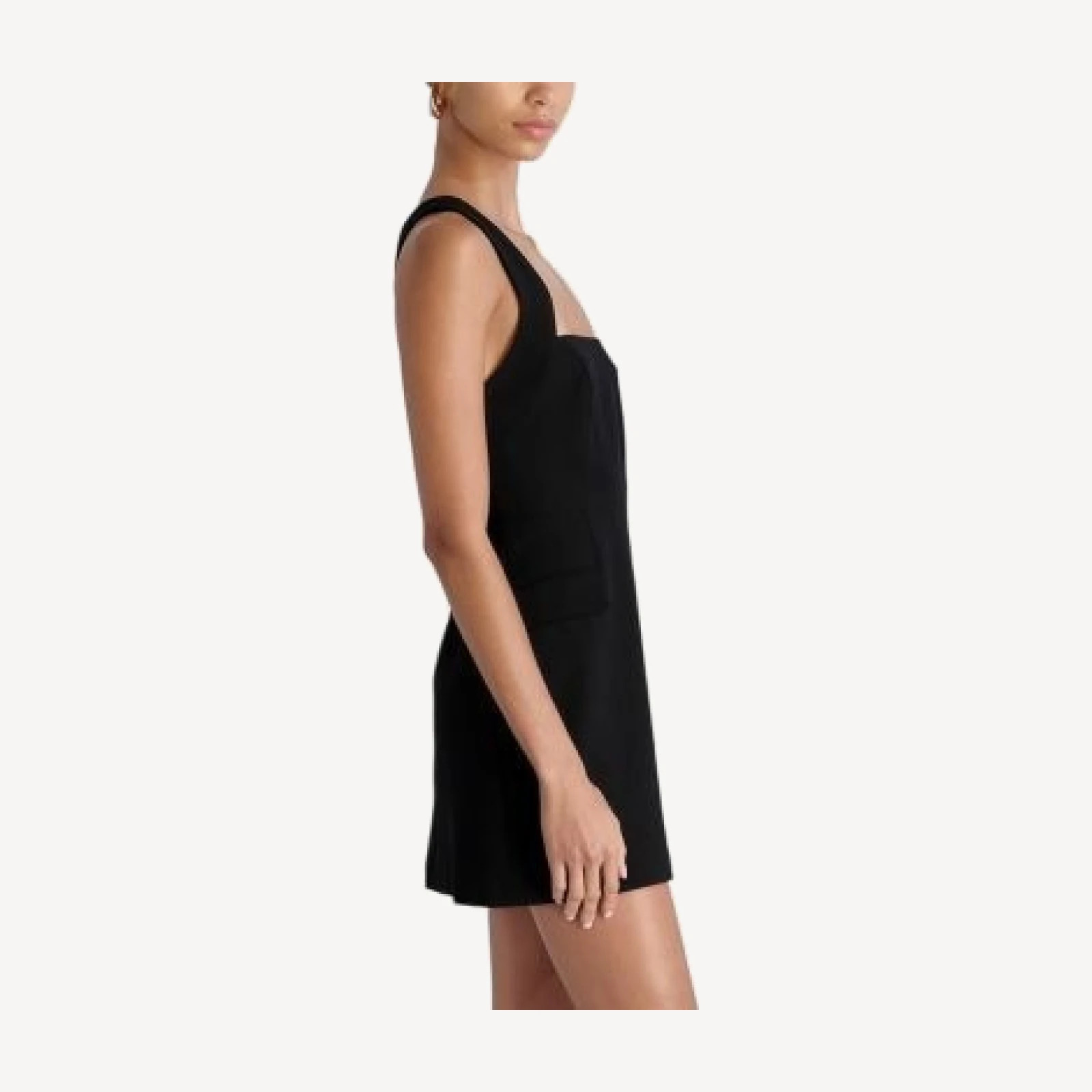 French Connection Whisper Cross Back Halter Mini Dress